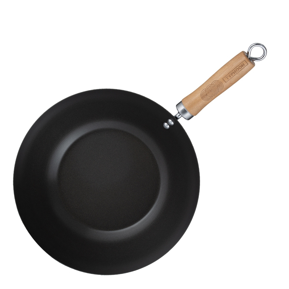 Typhoon - Karbonstahl Wok - Antihaft in 2 Gößen
