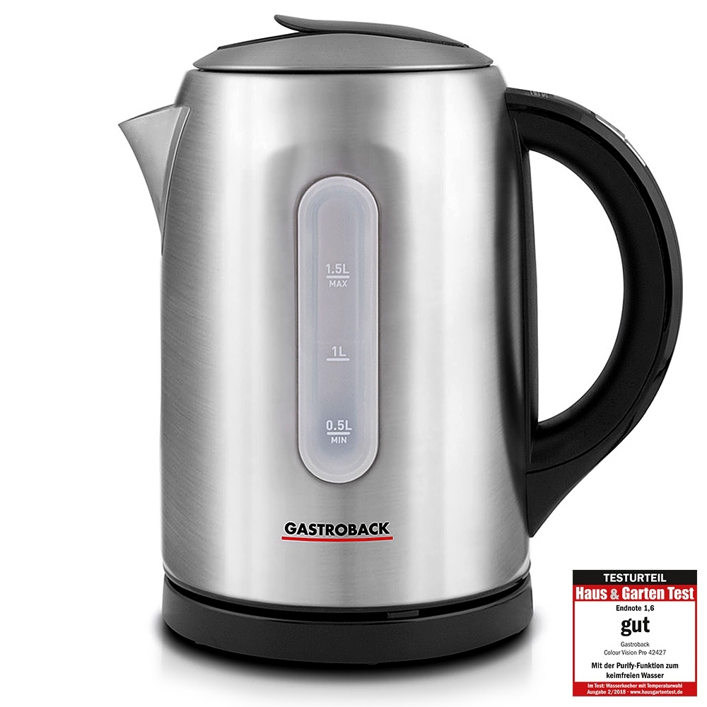 Gastroback - Wasserkocher Colour Vision PRO 1,5 L Gastroback - Wasserkocher Colour Vision PRO 1,5 L
