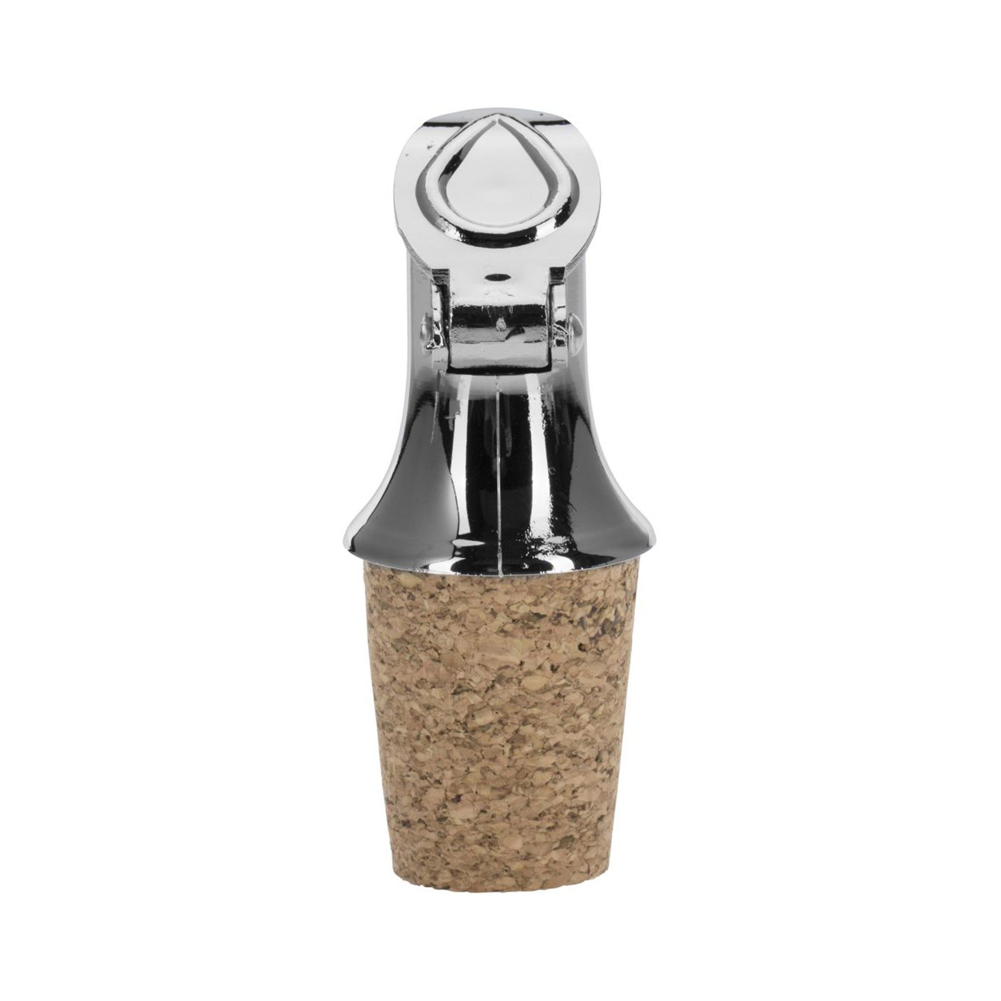 Westmark - 2 Free flow pourer »Frog«, chrome-plated, natural cork