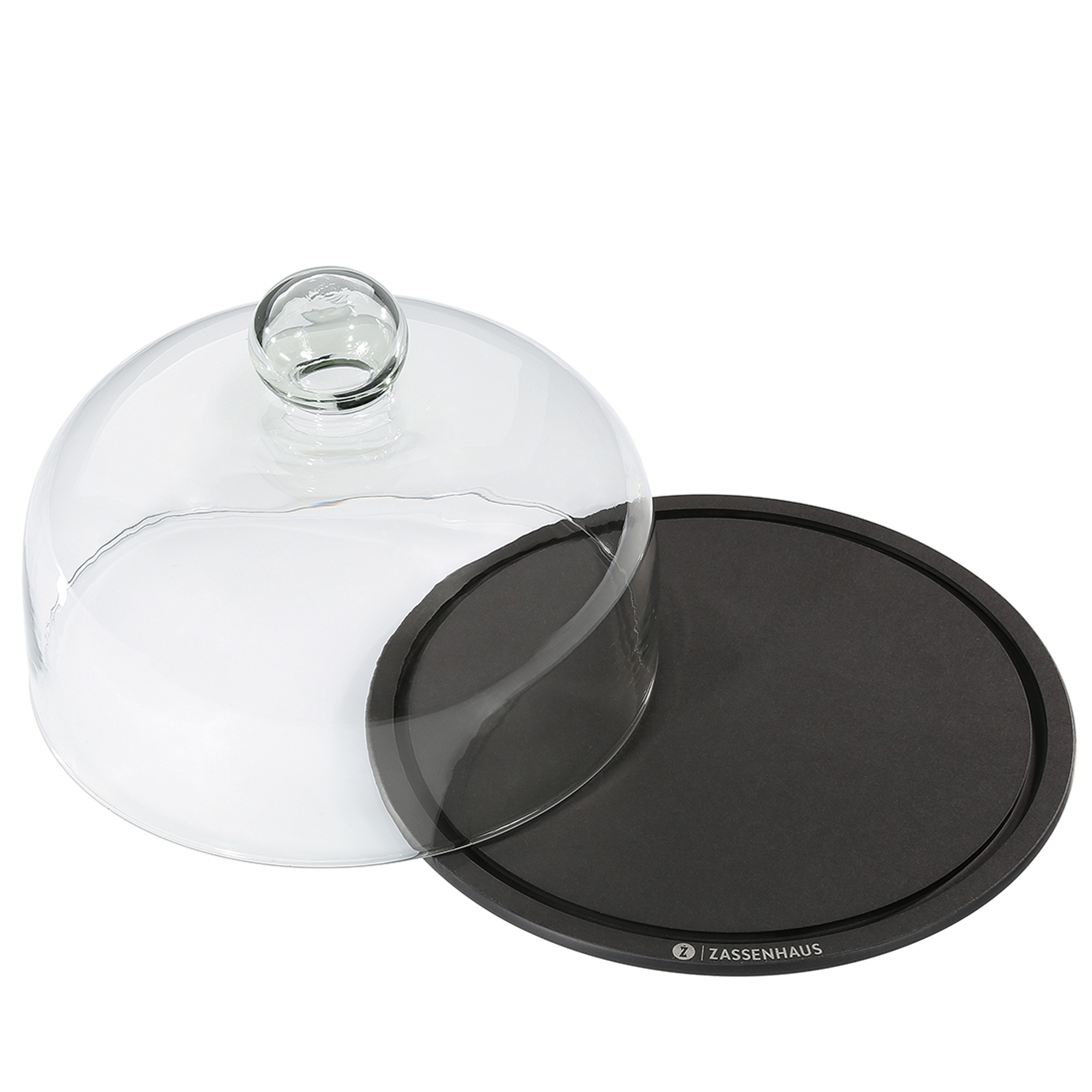 Zassenhaus - COMFORT PLUS cheese cover with glass lid - 23 cm