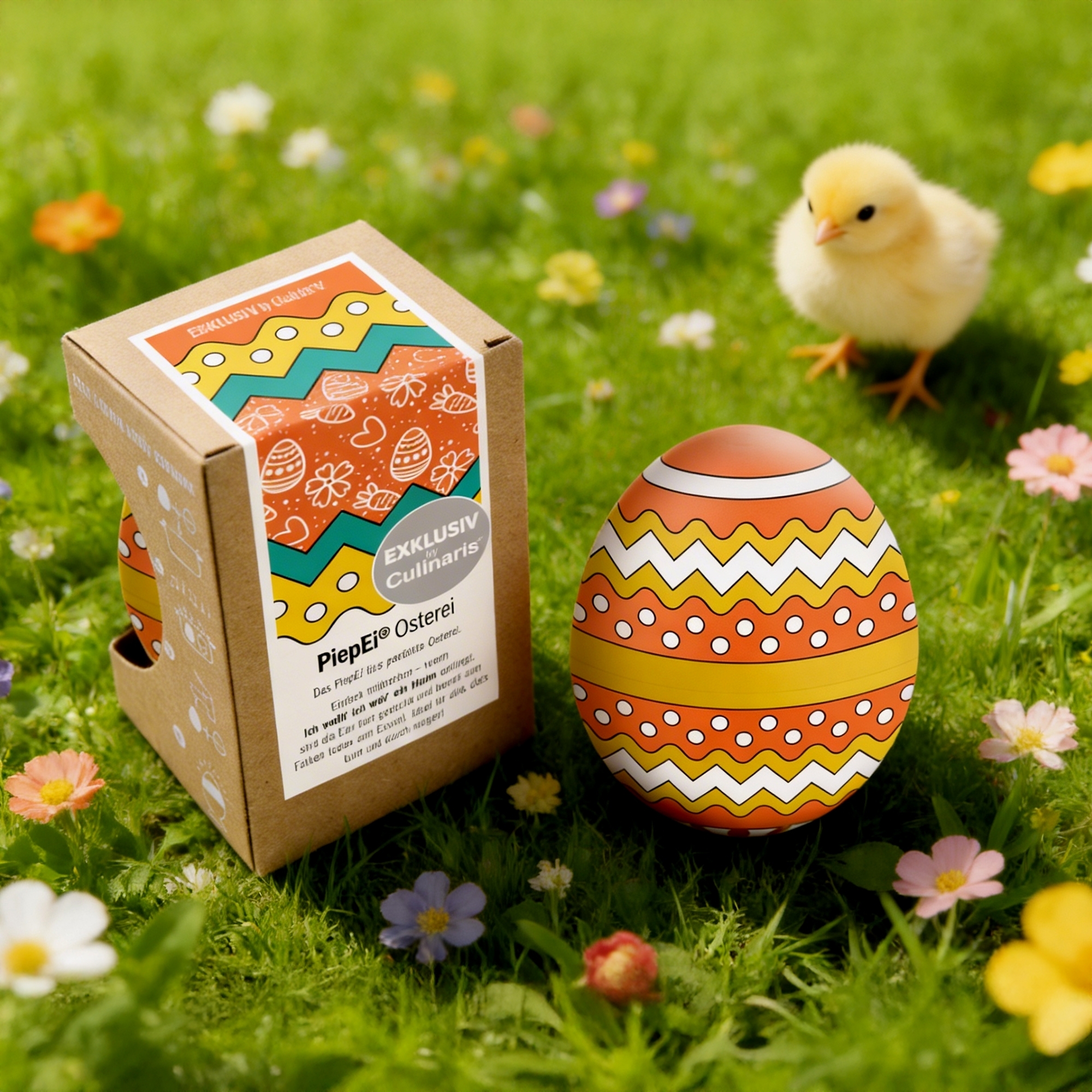 Brainstream - PiepEi Osterei - Für hart gekochte Eier - Exclusiv by Culinaris