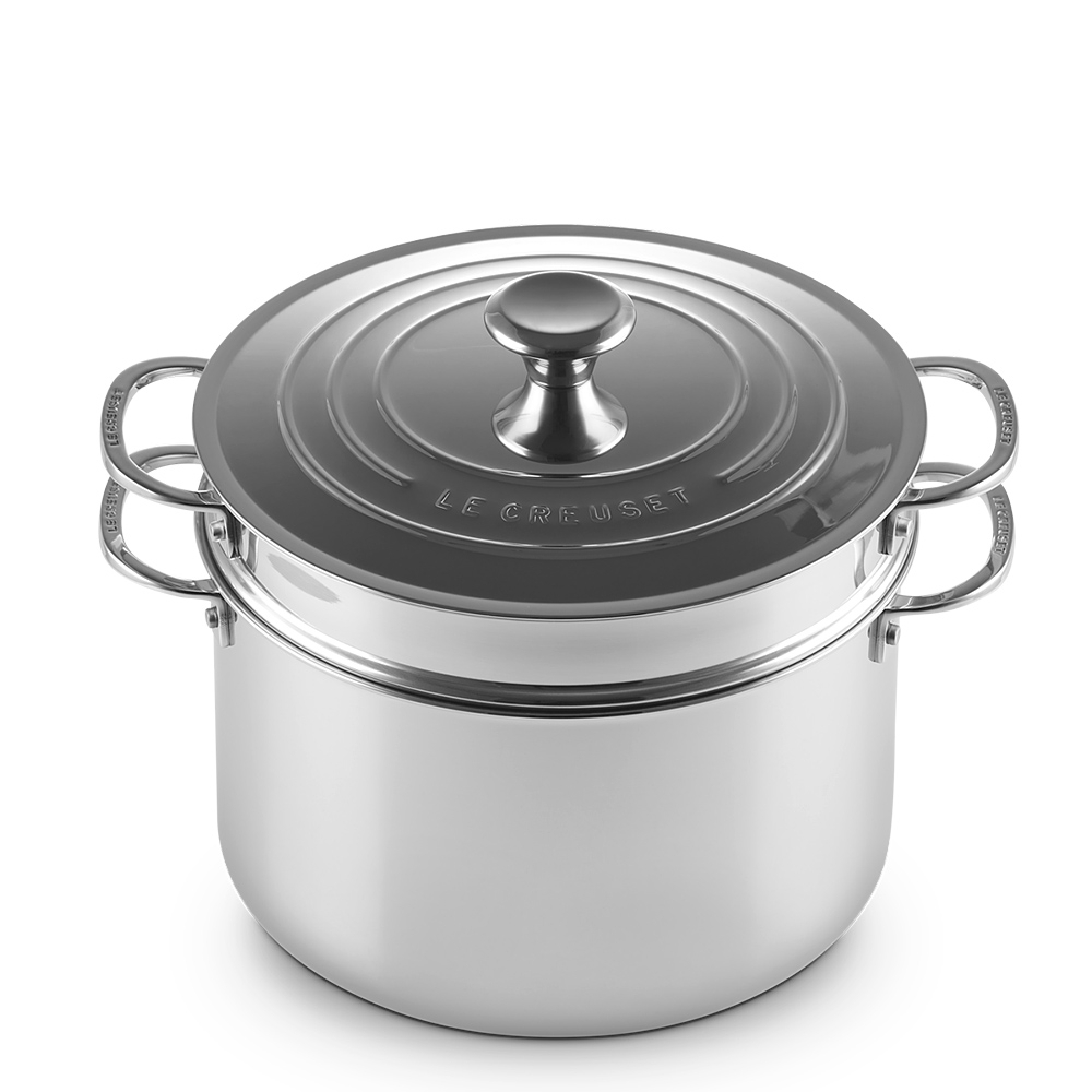 Le Creuset - 3-ply Plus Pastatopf mit Einsatz 26 cm