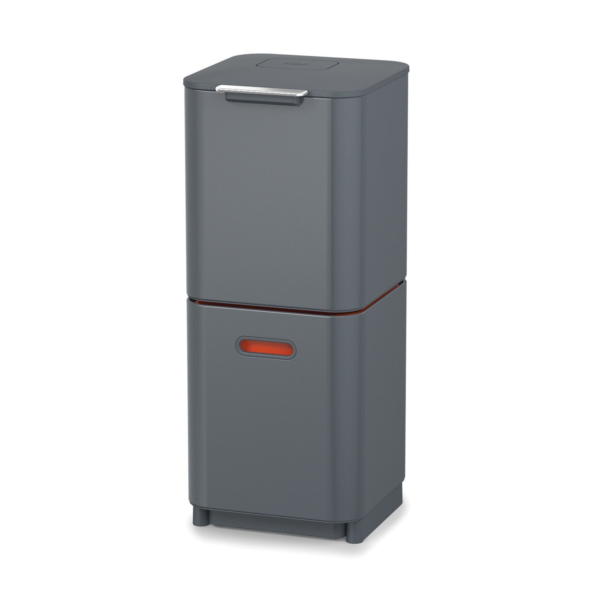 Joseph Joseph - Totem Compact 40 L waste separation and recycling bin - Graphit Joseph Joseph - Totem Compact 40 L waste separation and recycling bin - Graphit