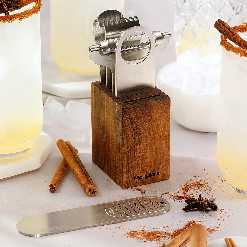 Microplane – Bar Tool Set, 5-piece | Walnut