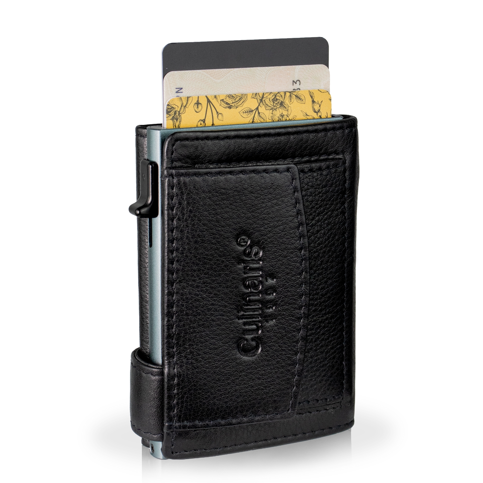 Card Case with Coin Pocket - Black | Culinaris