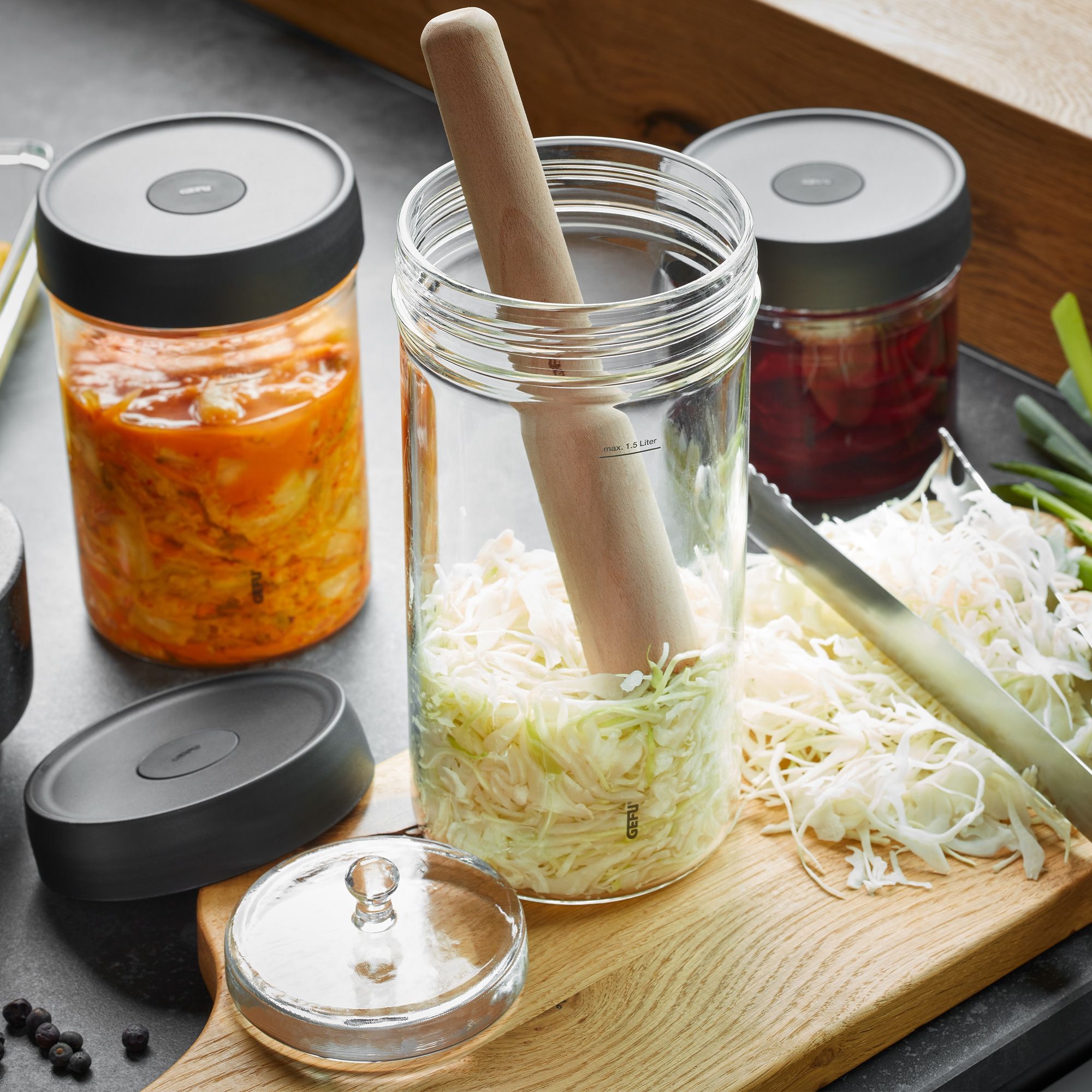 Gefu - Fermentation jar - NATIVO, 0,5 l Gefu - Fermentation jar - NATIVO, 0,5 l