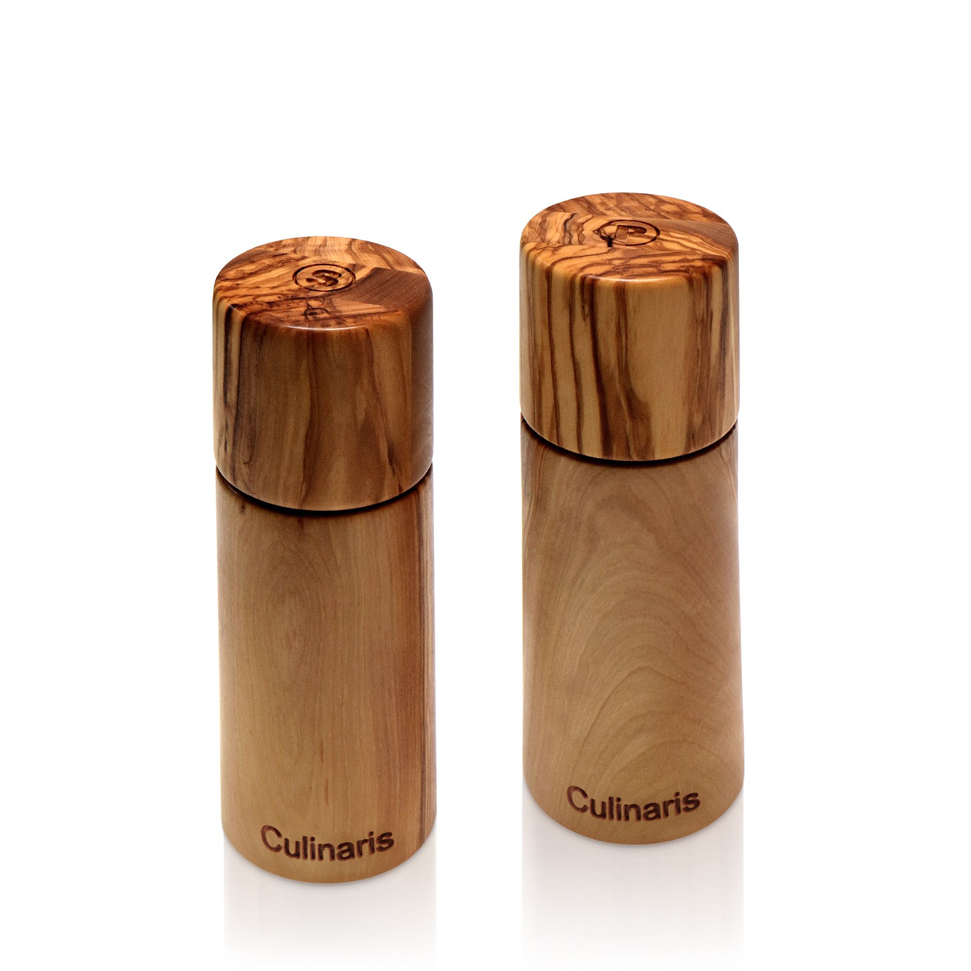 Pepper & salt mill set - 16 cm - olive wood | Culinaris Pepper & salt mill set - 16 cm - olive wood | Culinaris