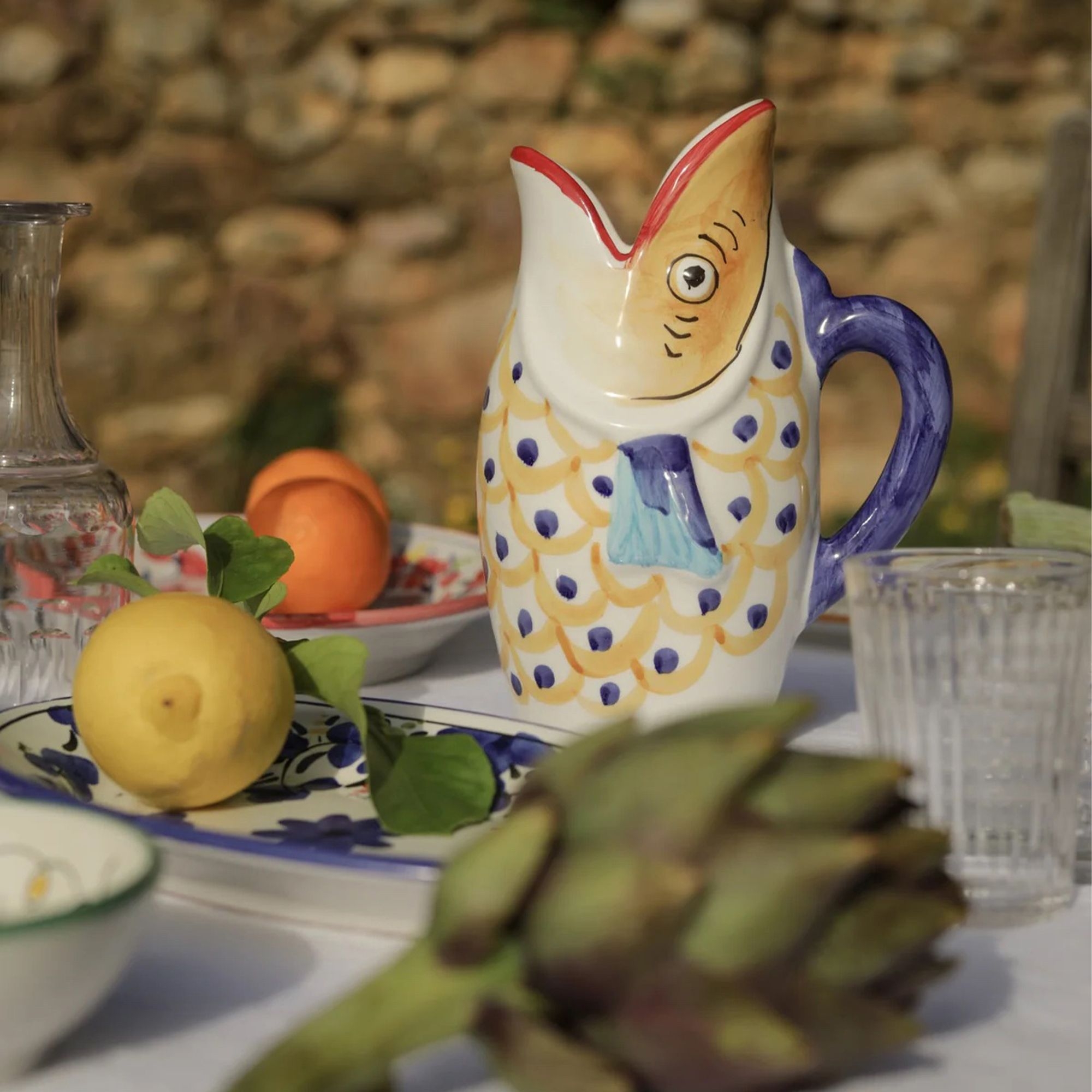 Arcucci - Jug - Fish - 1L - blue Arcucci - Jug - Fish - 1L - blue