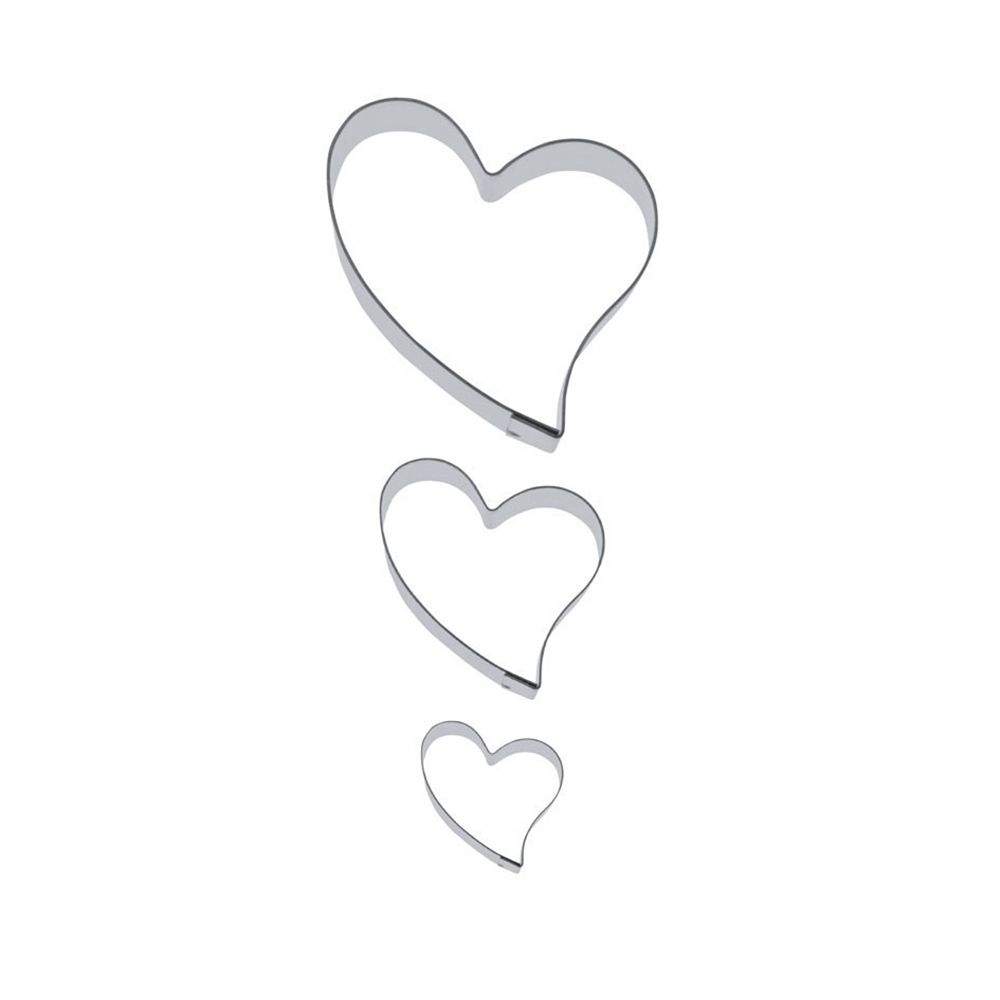 Städter - Cookie Cutter Love - 3.5 – 9 cm - Set, 3 pieces