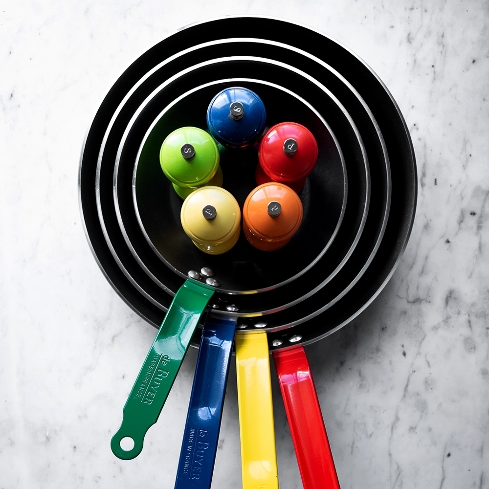 de Buyer - CHOC RESTO INDUCTION - Non-Stick round Pan HACCP - Green