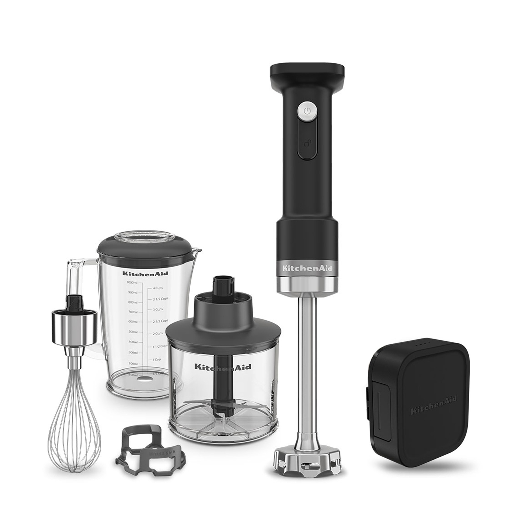 KitchenAid - Go Cordless - Stabmixer mit Zubehör - inkl. Akku