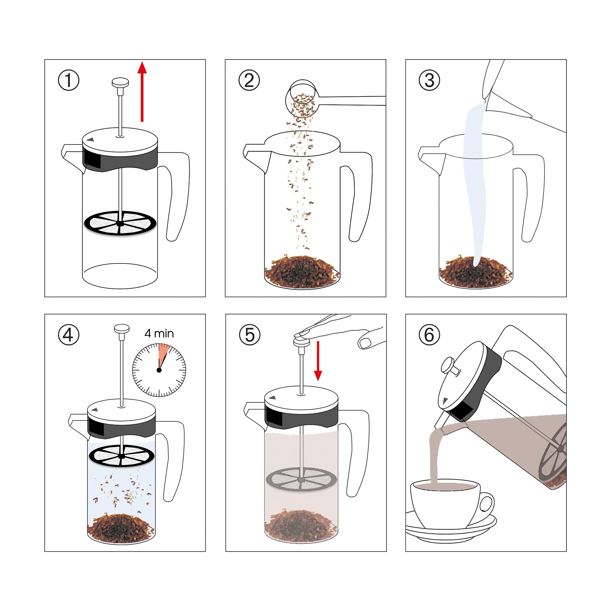 Cilio - Kaffeebereiter - BIANCA - 4 Tassen
