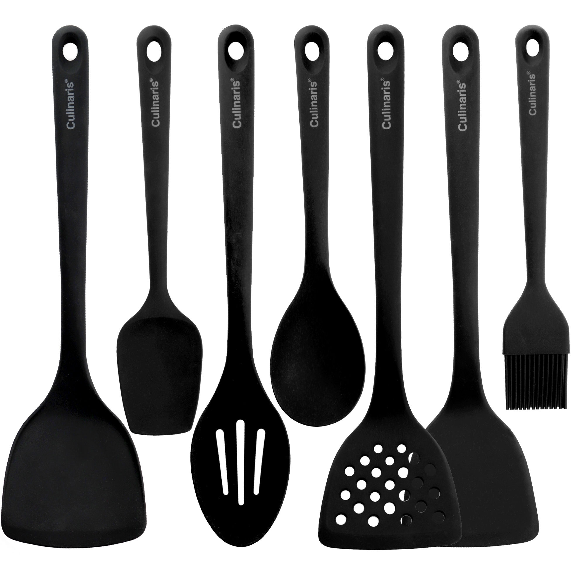 Küchenhelfer-Set - 15-pcs. - silicone - black | Culinaris