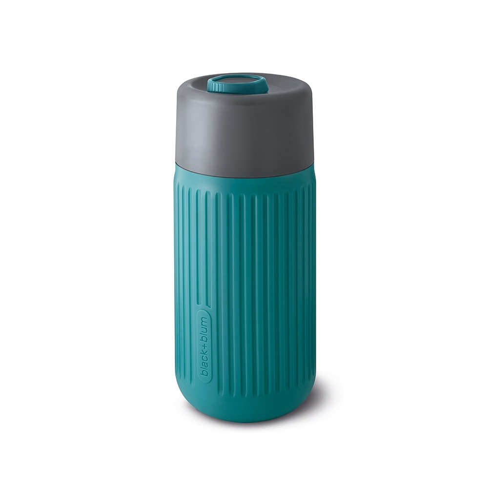 black+blum - Glas To-Go Becher, 340 ml