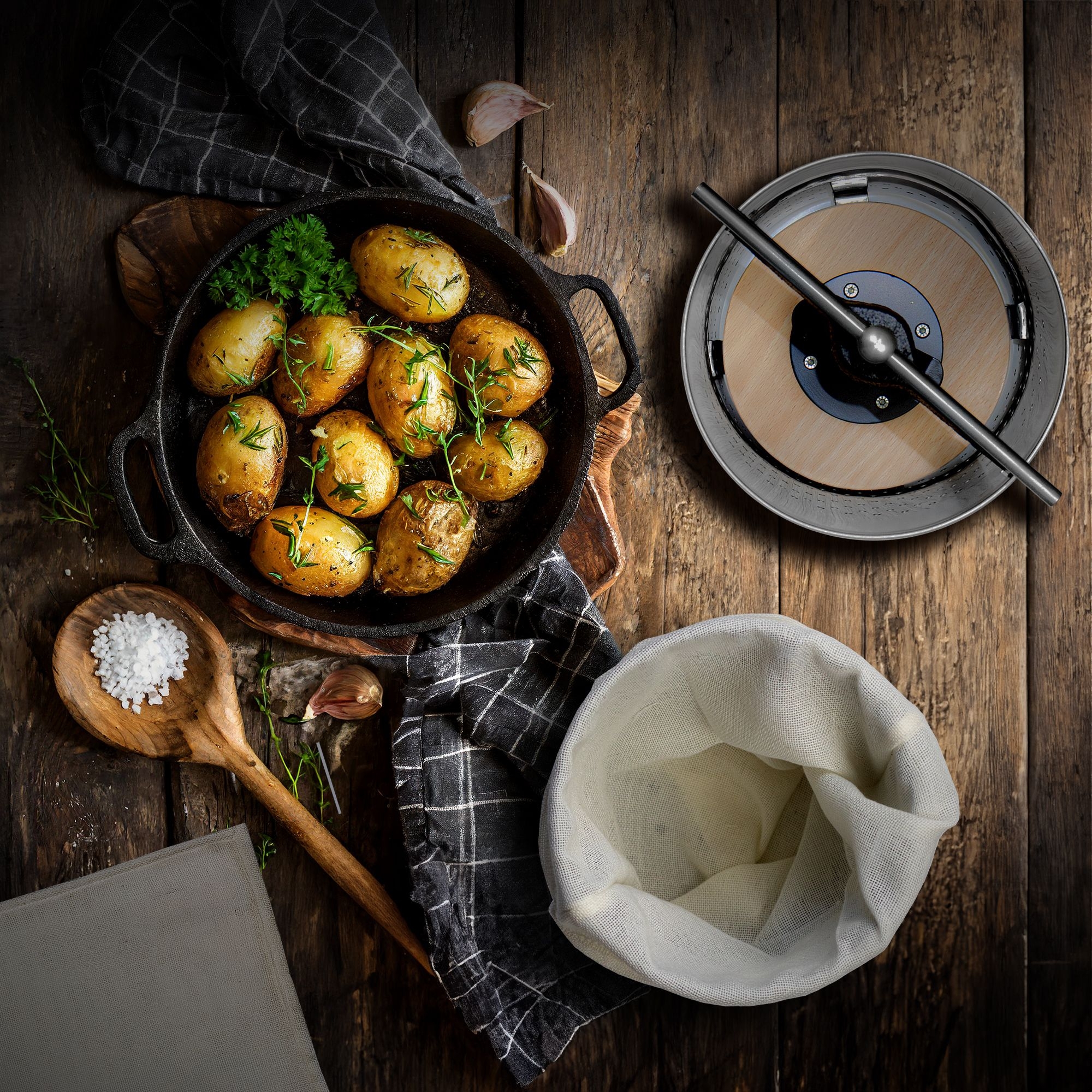 Original Thuringian dumpling press - large | Culinaris Original Thuringian dumpling press - large | Culinaris