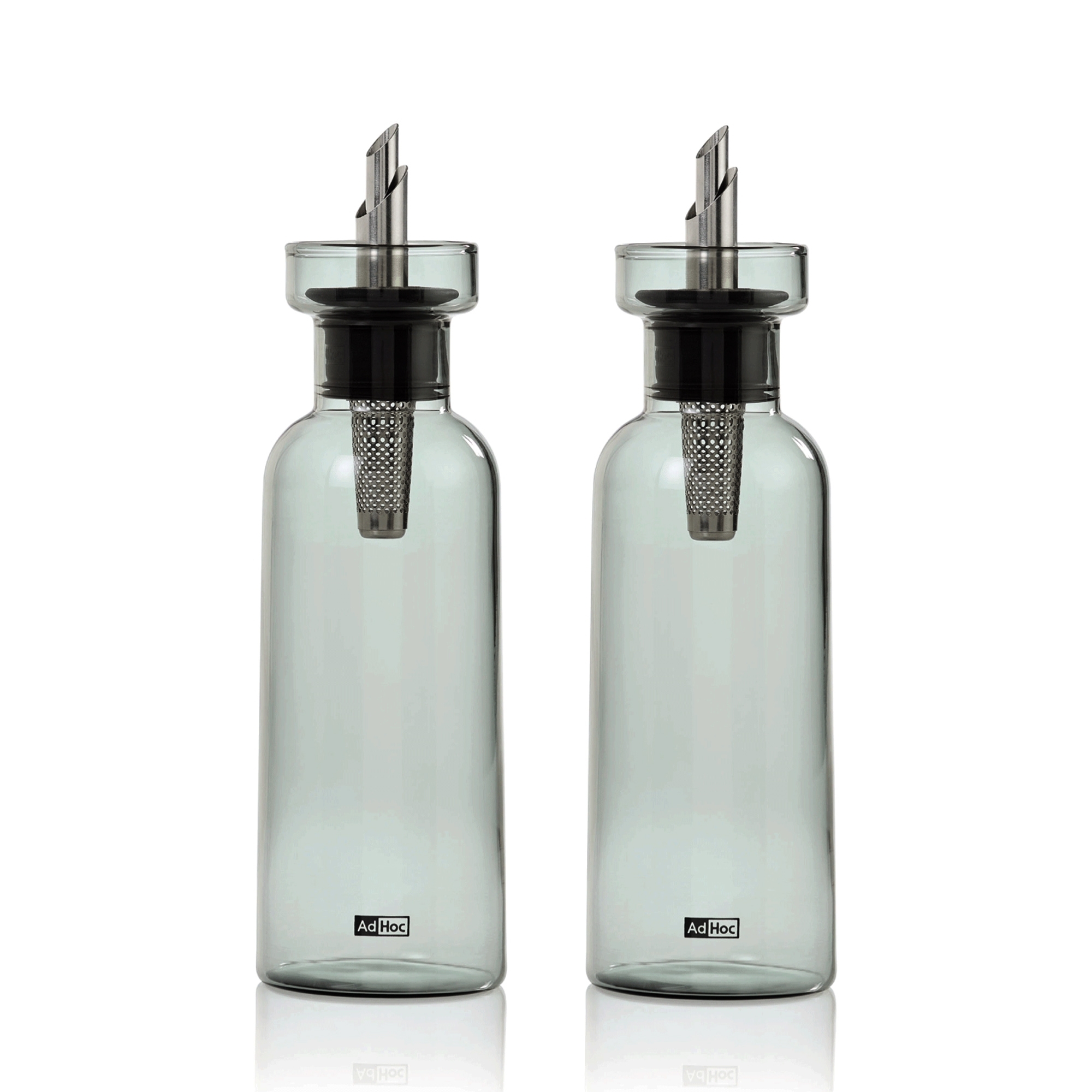 AdHoc - AromaPour Oil/Vinegar Dispenser Set - 300 ml | Grey