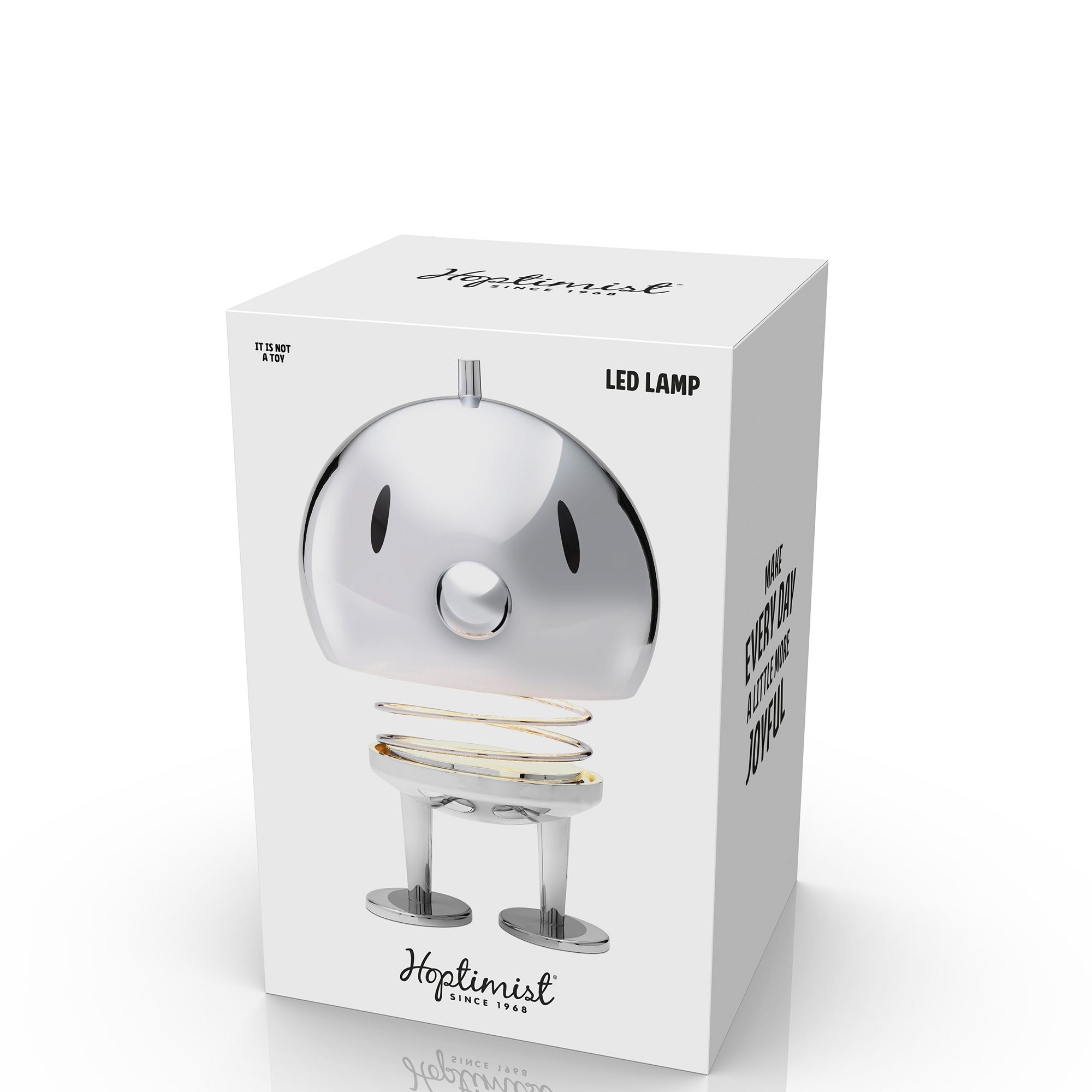 Hoptimist - LED Lampe Chrome - XL