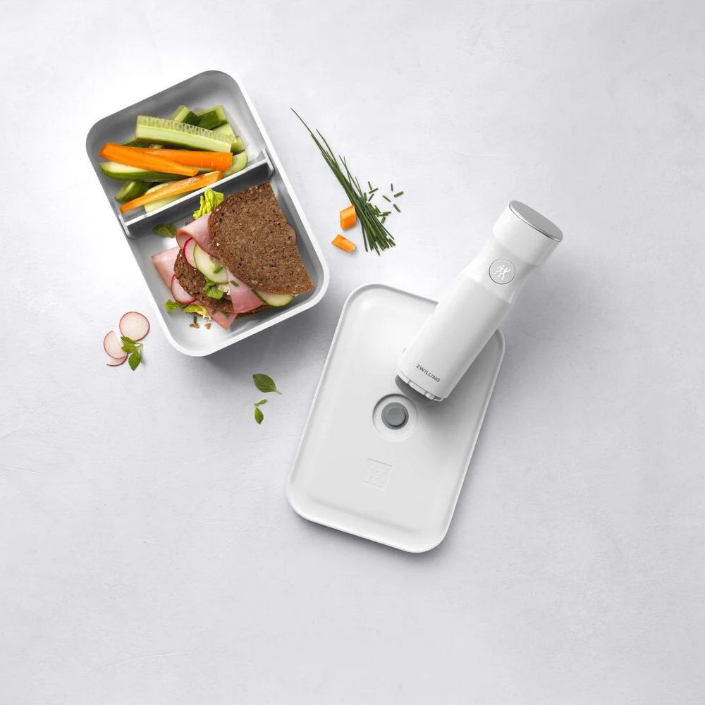 ZWI Vakuum Lunchbox, M | Kunststoff | Weiß | Premium
