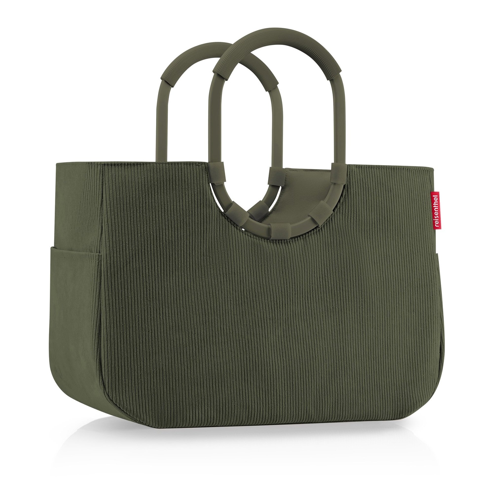 reisenthel - loopshopper L - cord dark matcha