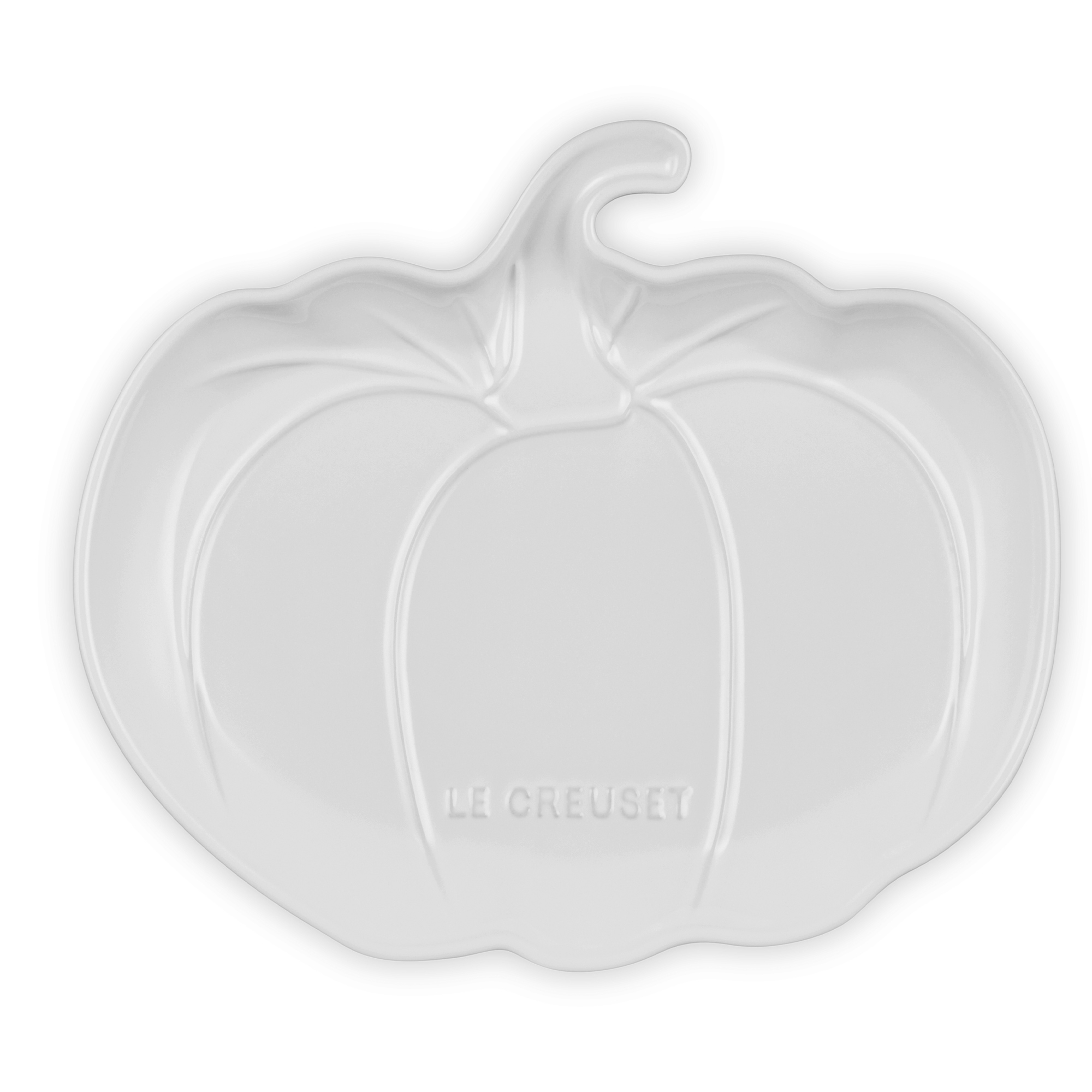 Le Creuset - Stoneware Pumpkin Plate 25 cm - White