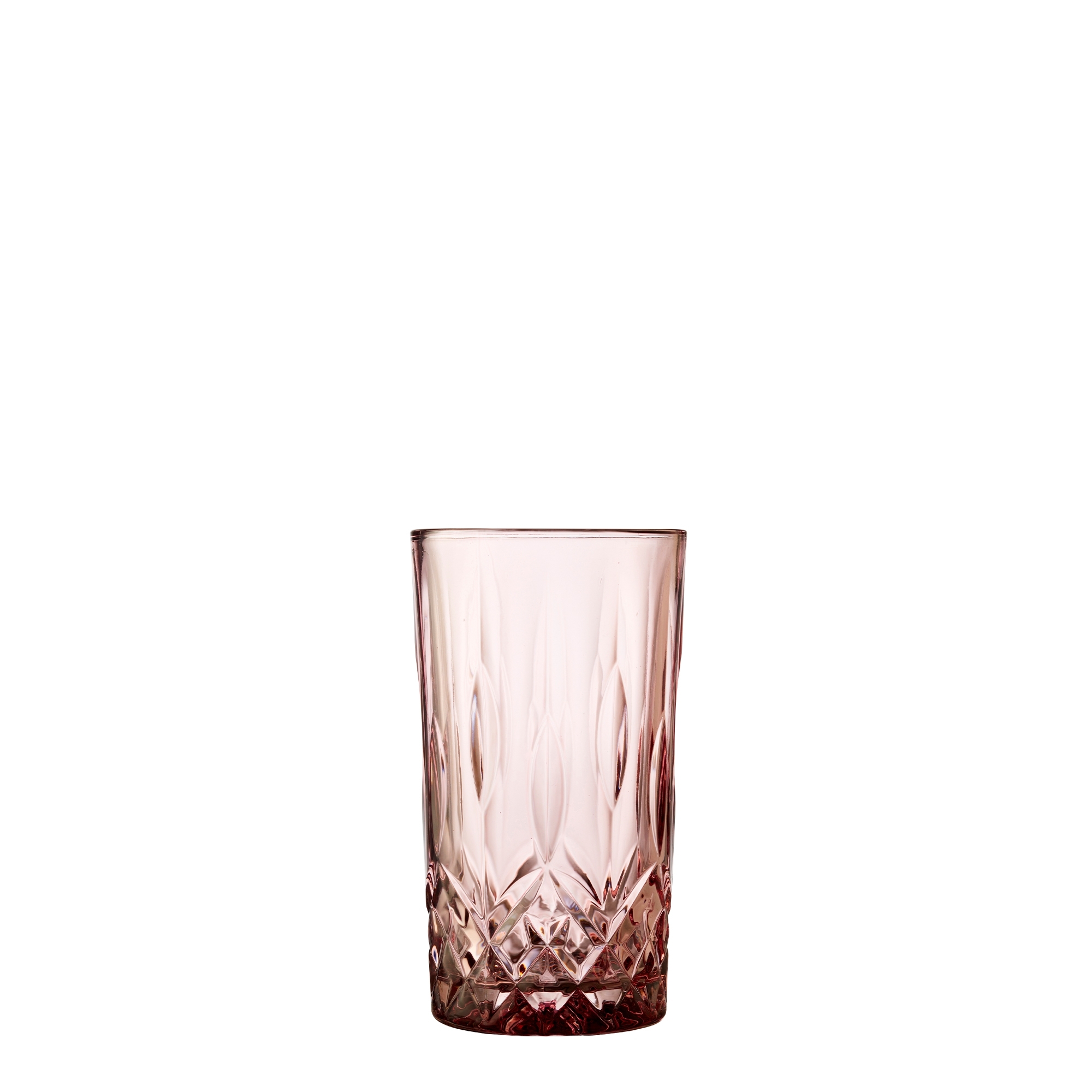Lyngby Glas -Sorrento - Highball - 4 Stck. - Pink