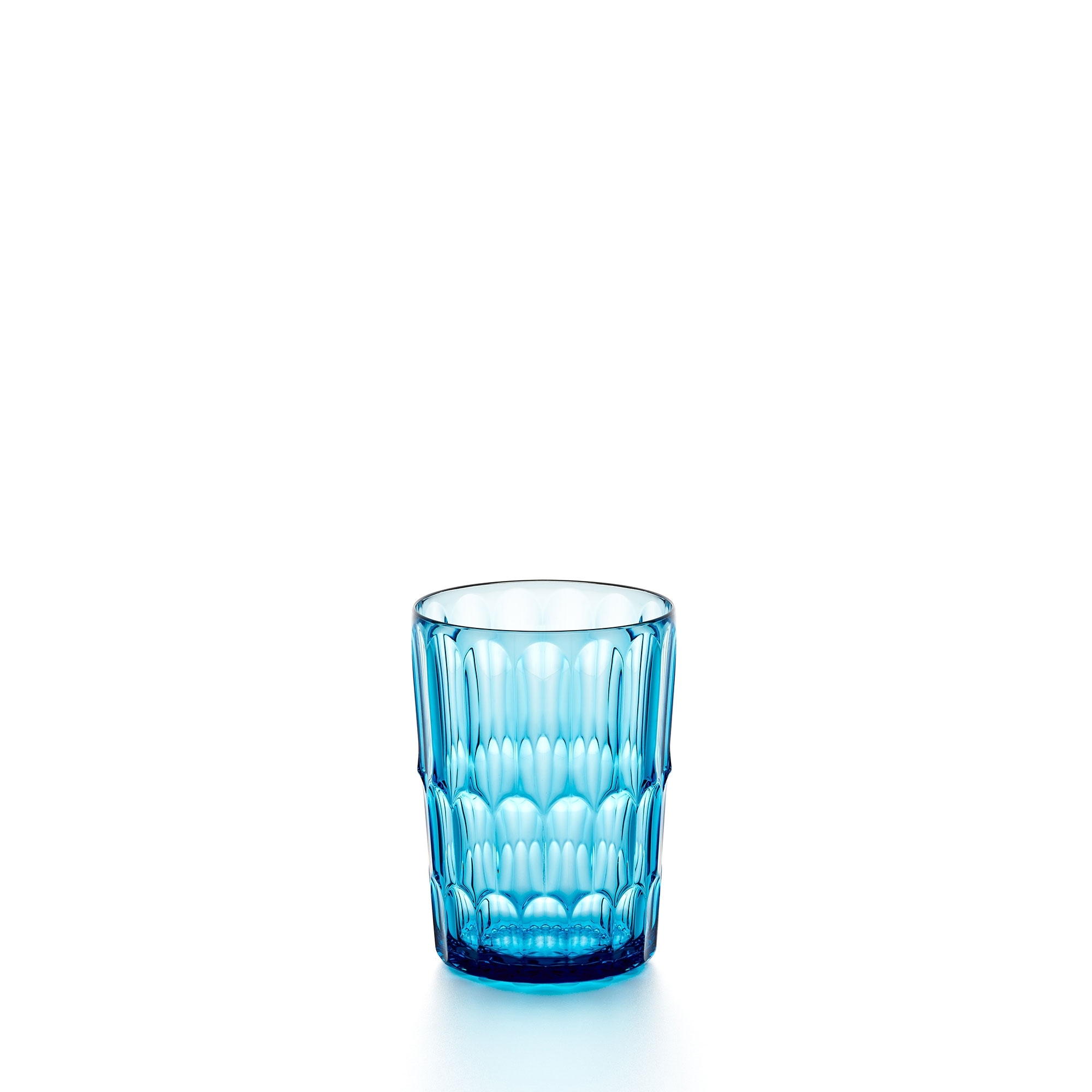 Guzzini - Tall drinking glass "Vanity" Decor 2, sea blue