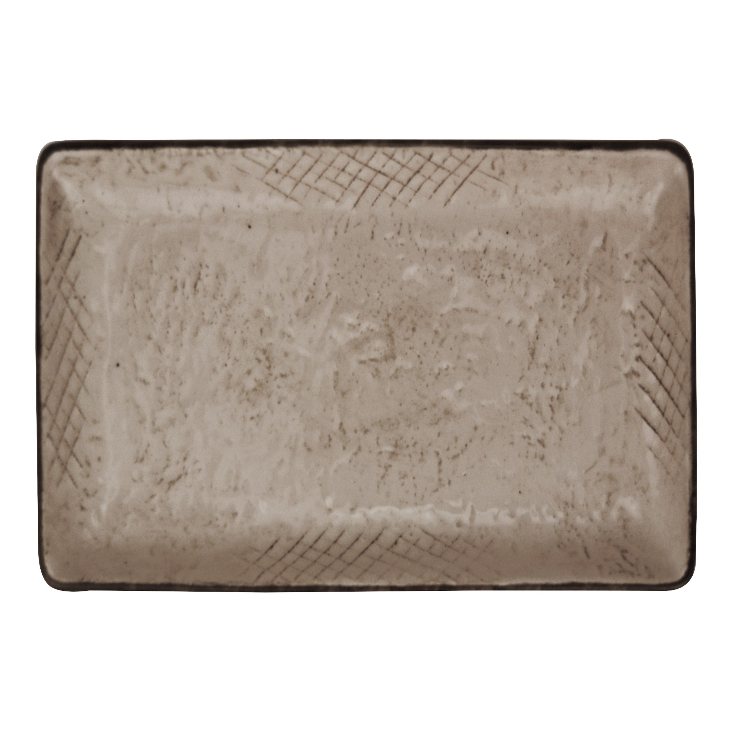 Arcucci - Schale Rechteckig 32 x 26 cm - Fango-Taupe