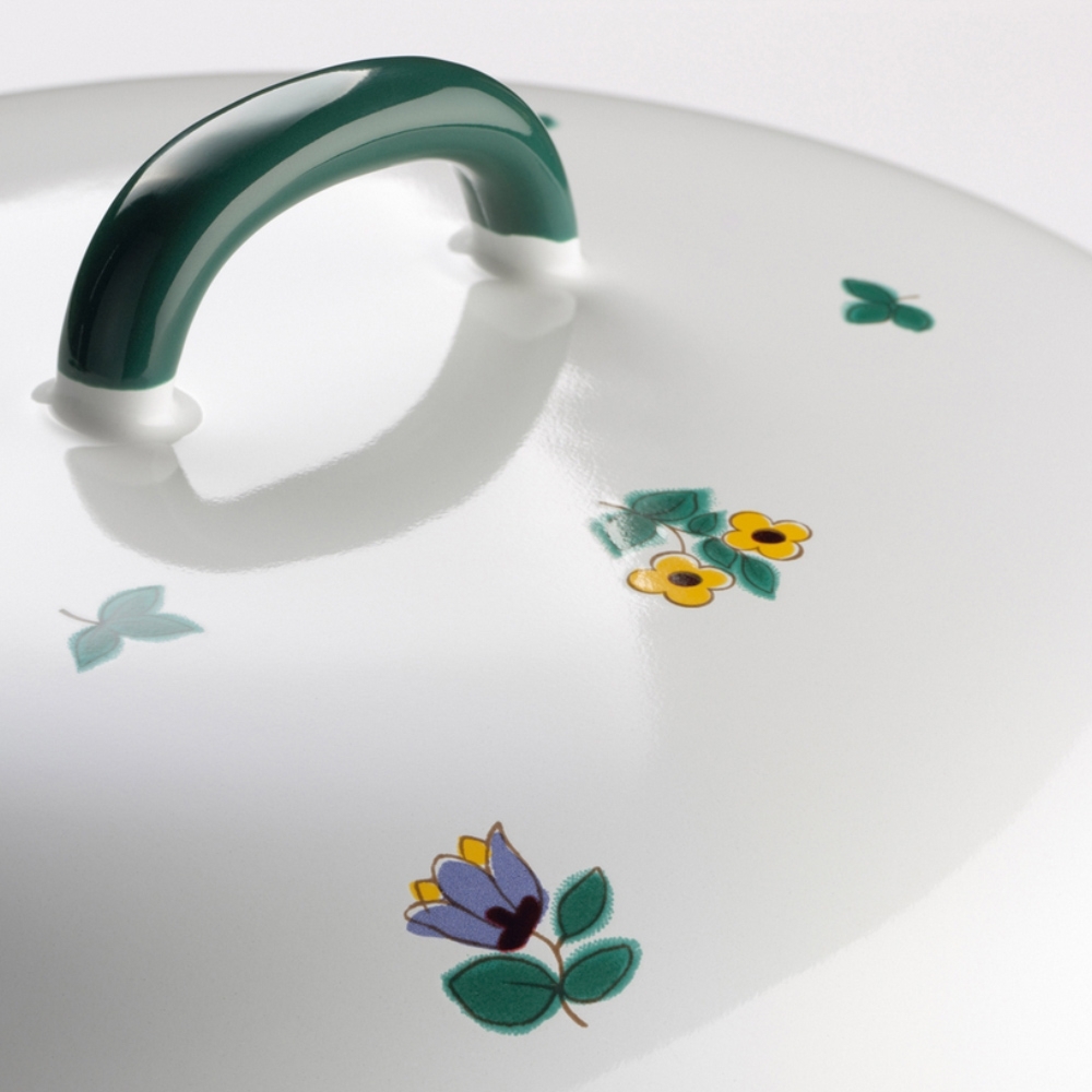 Riess COUNTRY - Gmundner Streublumen - Fleischtopf mit Deckel Riess COUNTRY - Gmundner Streublumen - Fleischtopf mit Deckel