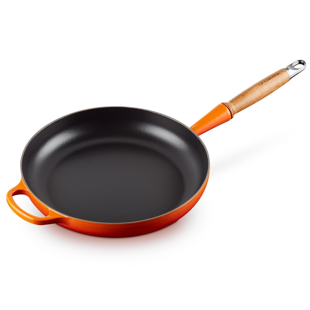 Le Creuset - Bratpfanne Signature mit Holzgriff