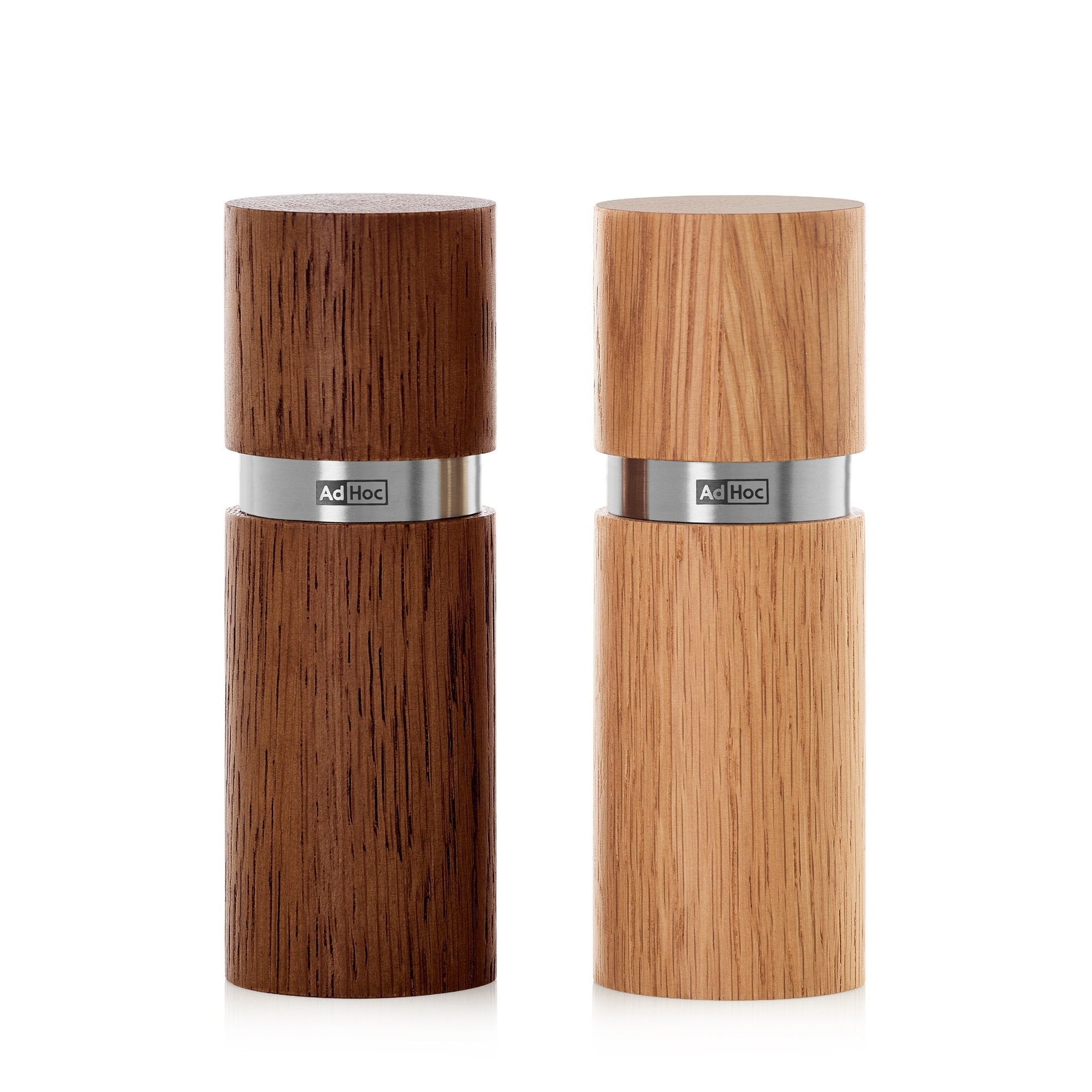 AdHoc Set Pfeffer- und Salzmühle Textura Eiche 13 cm