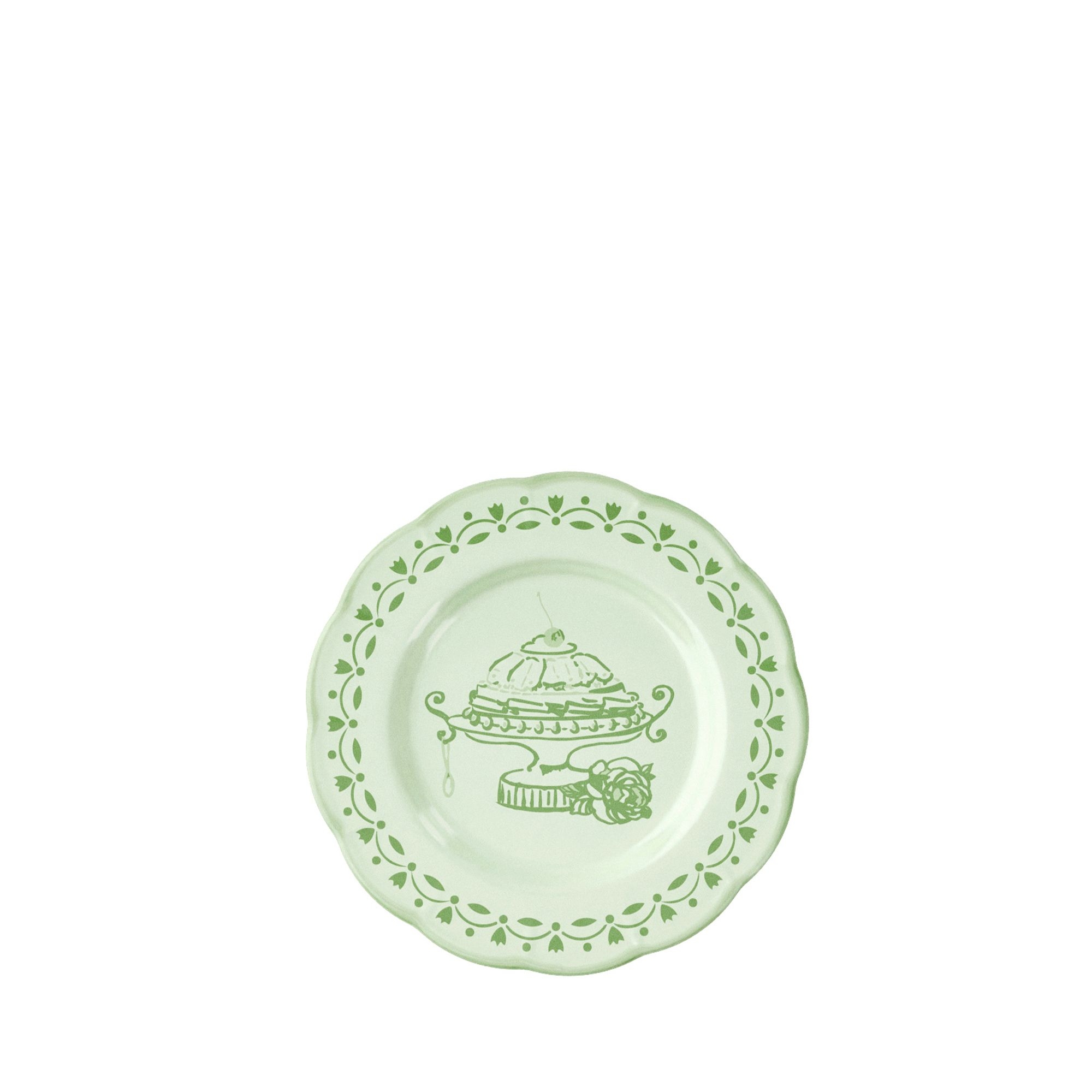 Guzzini - Dessert plate “JOSEPHINE” - Dusty Green