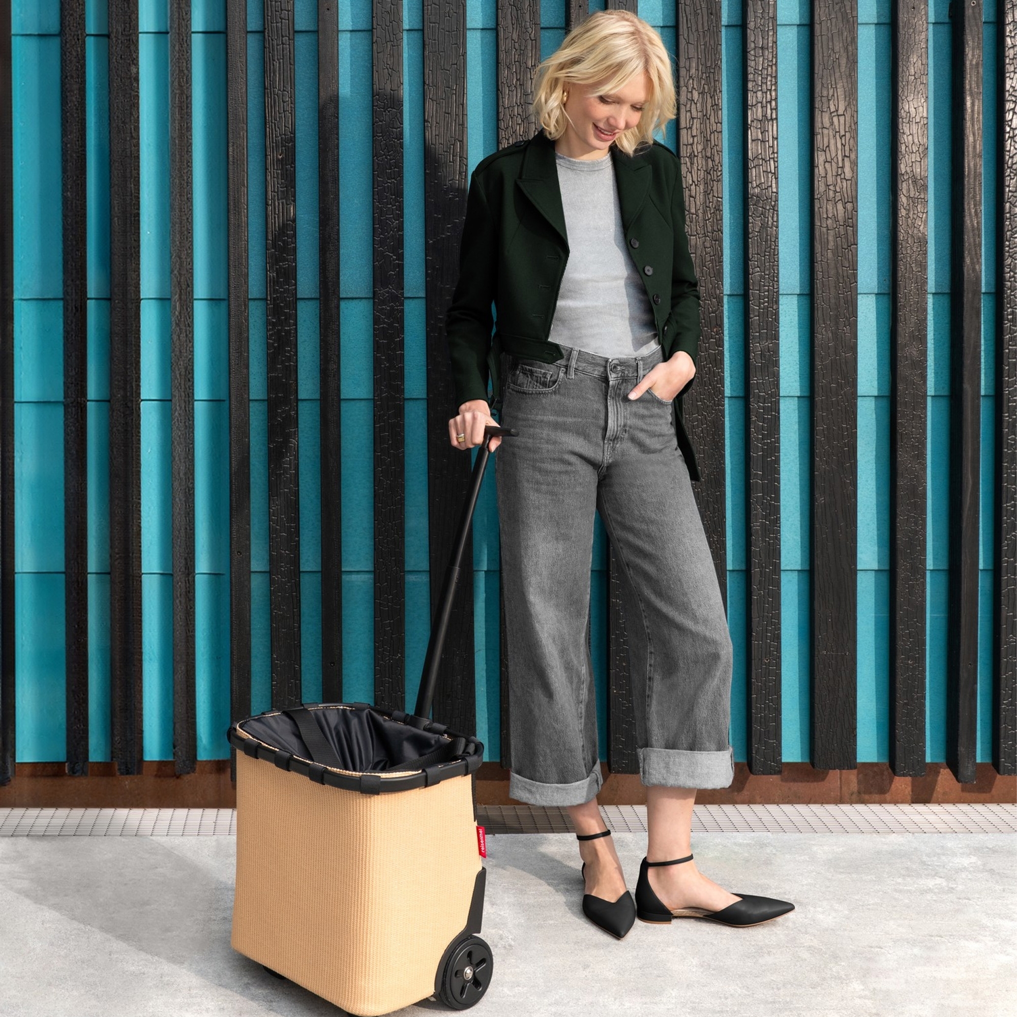 reisenthel - carrycruiser - frame raffia black reisenthel - carrycruiser - frame raffia black