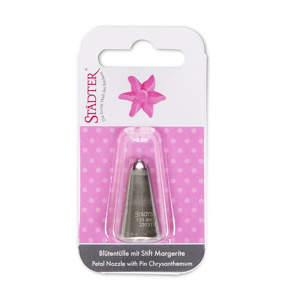 Städter - Fine Line Flower nozzle with pin / daisy - 7 mm - small