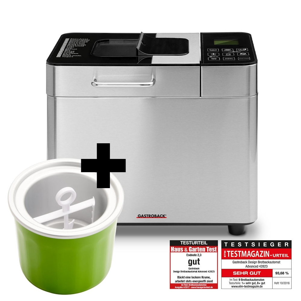 Gastroback - Design Brotbackautomat Advanced Incl. ice cream container Gastroback - Design Brotbackautomat Advanced Incl. ice cream container