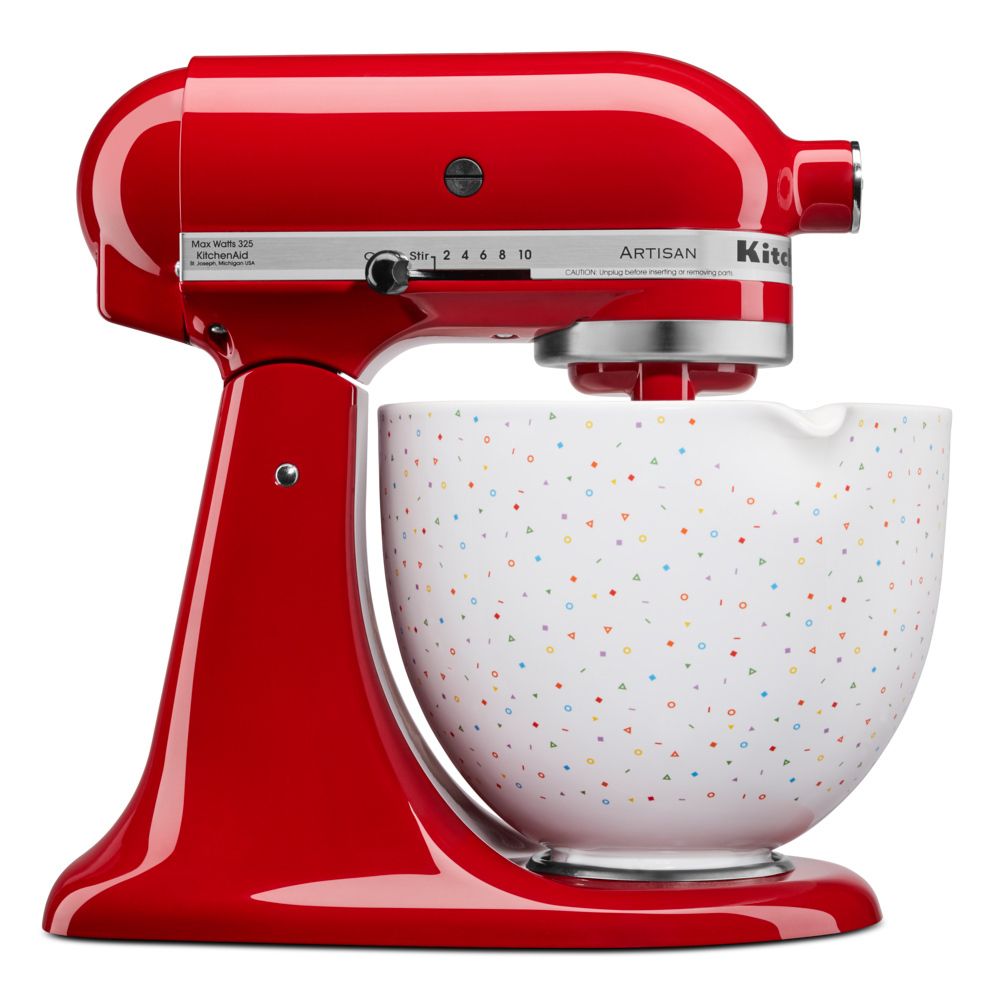 KitchenAid - Keramik-Schüssel 4,7 L - confetti sprinkle