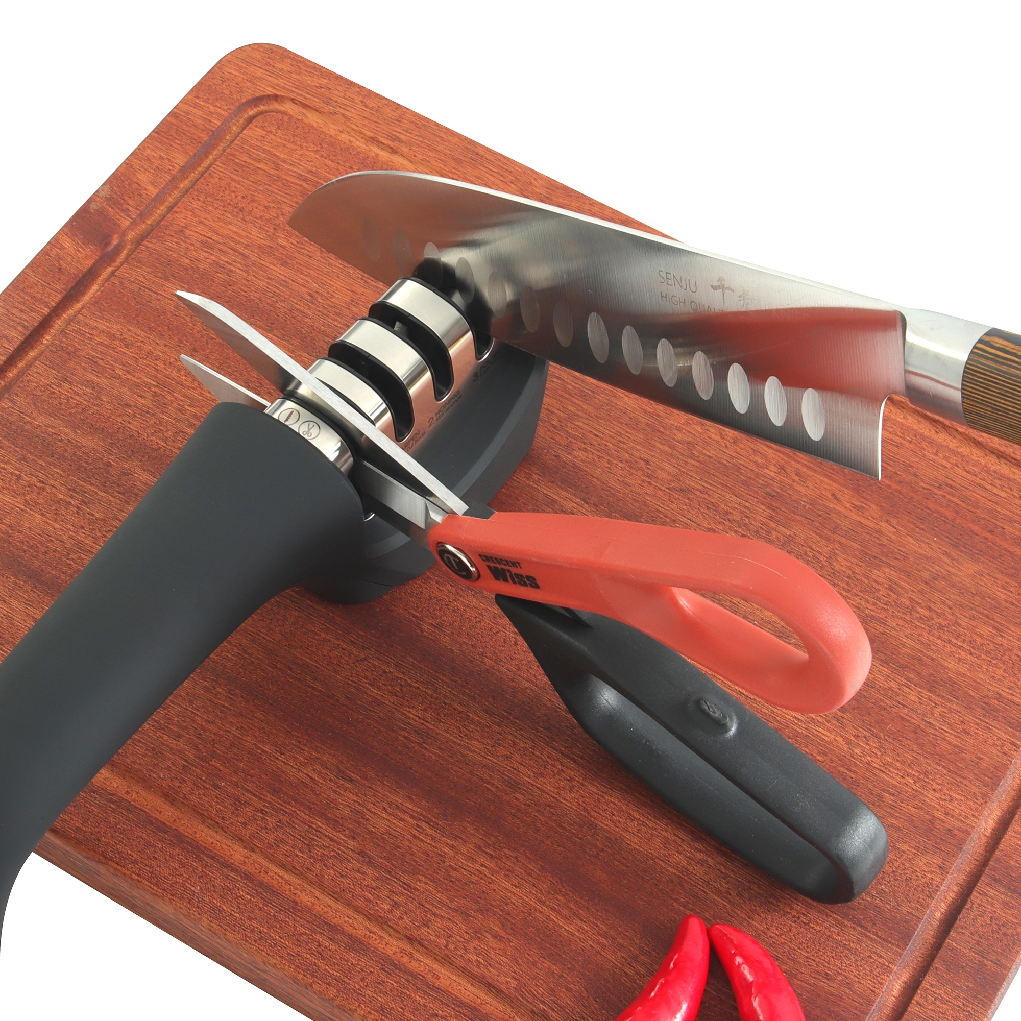 Knife sharpener - SKARPA - Black | Culinaris
