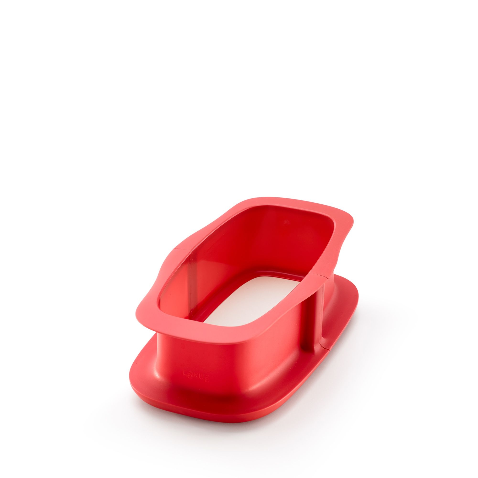 Lékué - Springform loaf pan with plate, 24 cm red