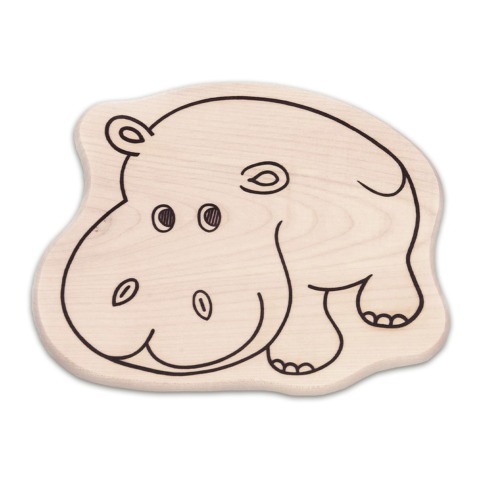 Culinaris - Breakfast board - maple wood - hippo