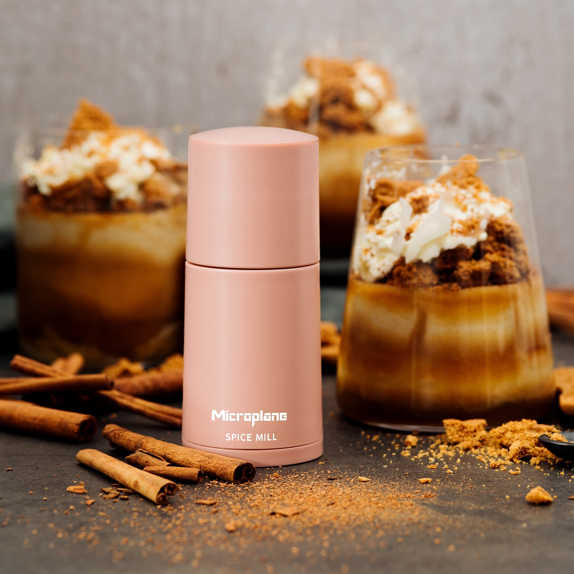 Microplane - Muskatmühle 2in1 - Dusty Rose Microplane - Muskatmühle 2in1 - Dusty Rose