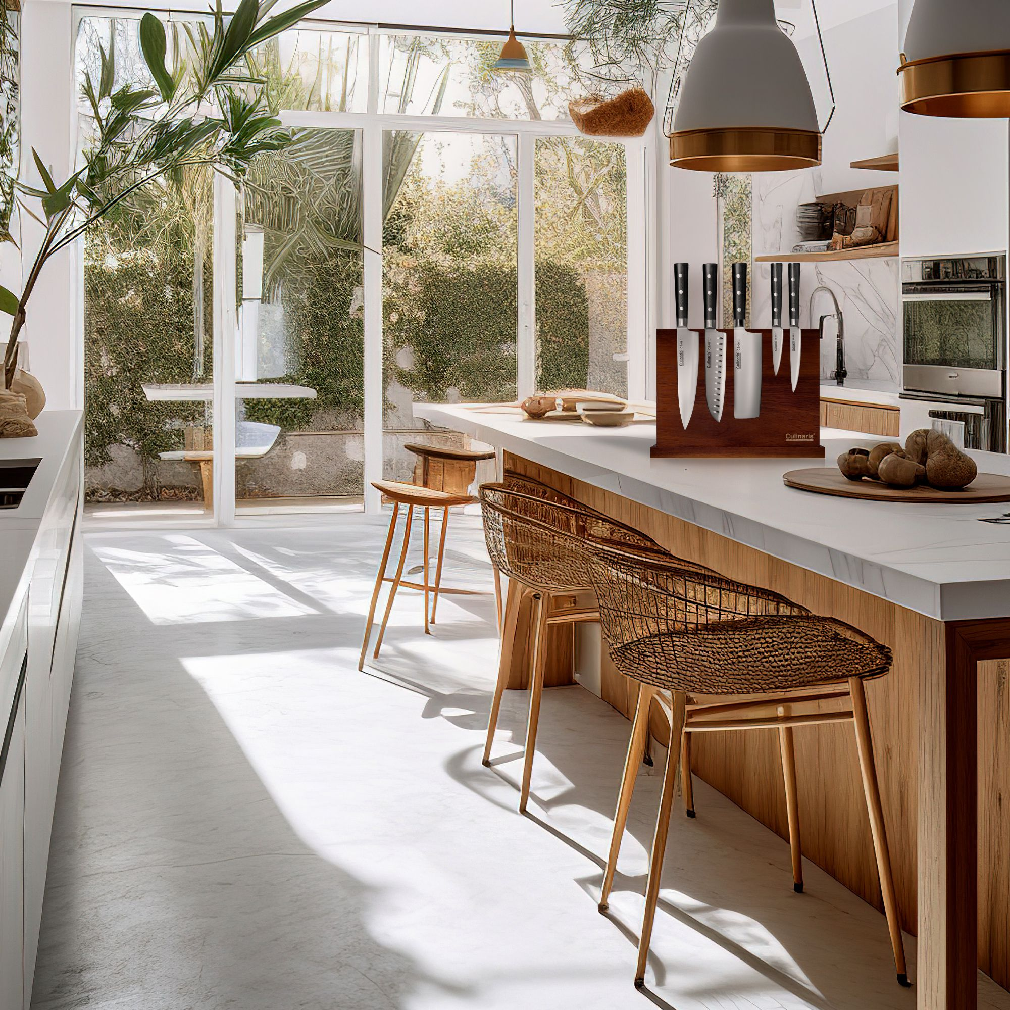 Culinaris Black Series 12.5 cm utility knife in block