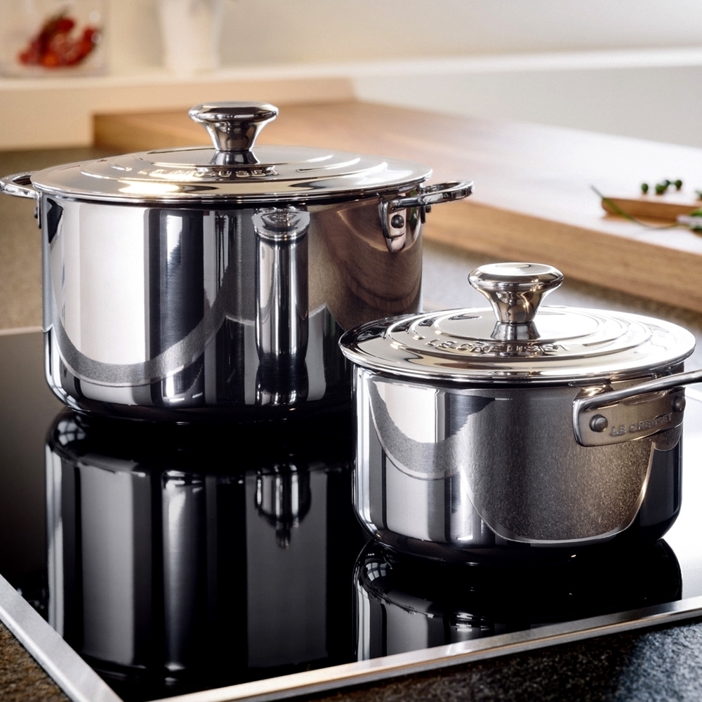 Le Creuset - 3-ply Plus 5 Piece Cookware Set Le Creuset - 3-ply Plus 5 Piece Cookware Set