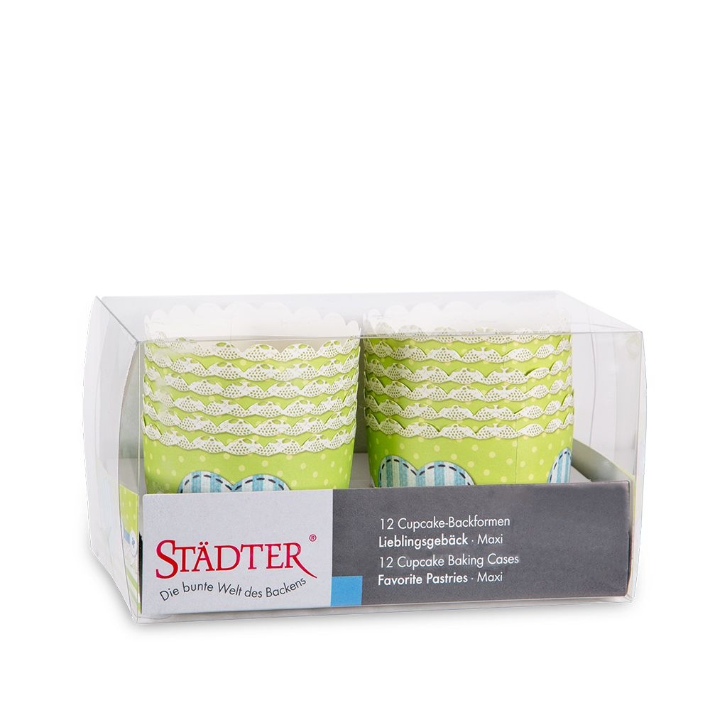 Städter - cupcake baking pan - 12 pieces - different patterns Städter - cupcake baking pan - 12 pieces - different patterns