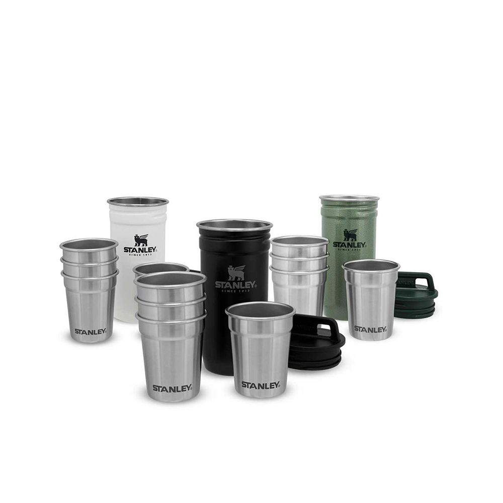 Stanley - Steel Shot cups, set of 4 + storage container Stanley - Steel Shot cups, set of 4 + storage container
