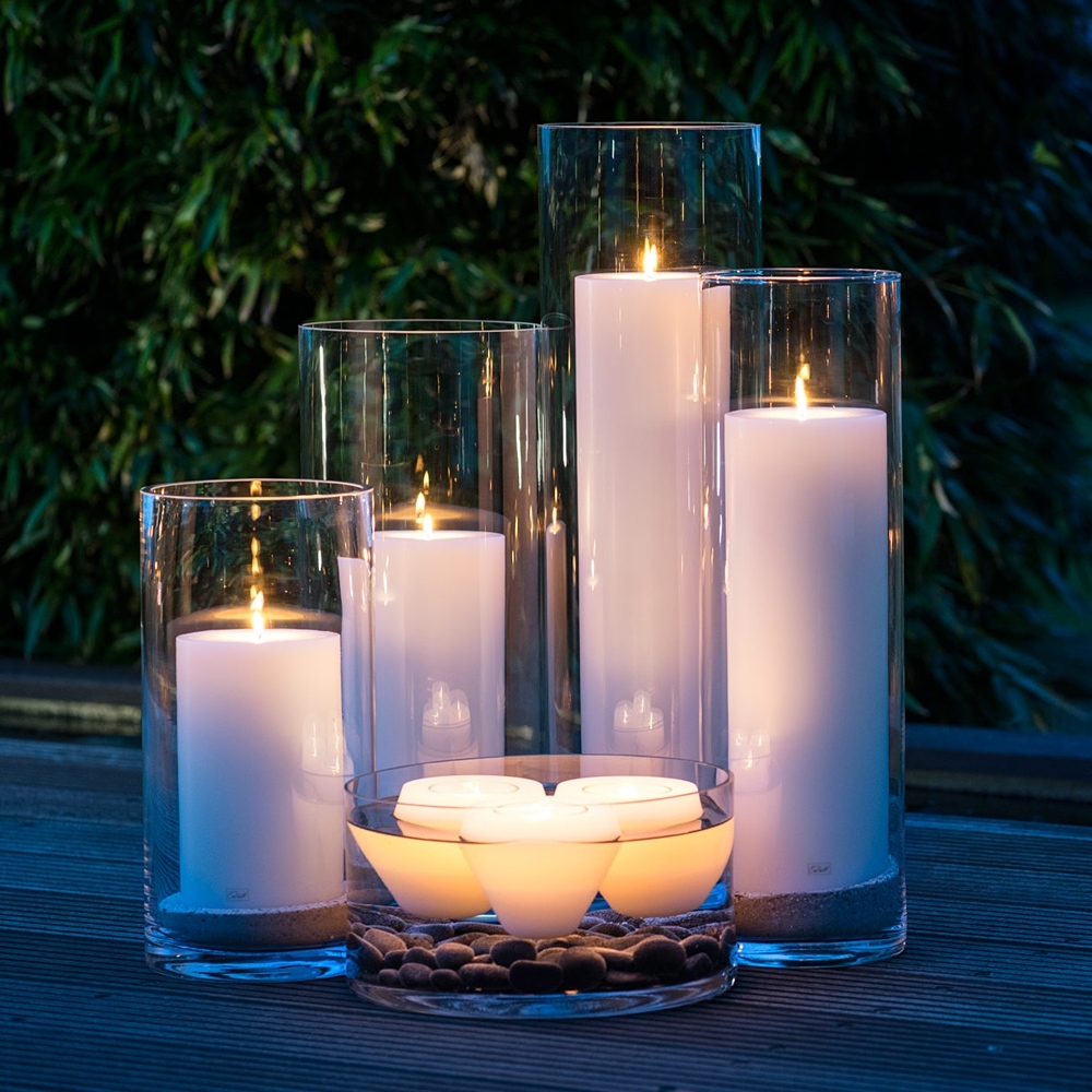 Qult Farluce Trend - Tealight Candle Holder Ø 12 cm; H 35 cm