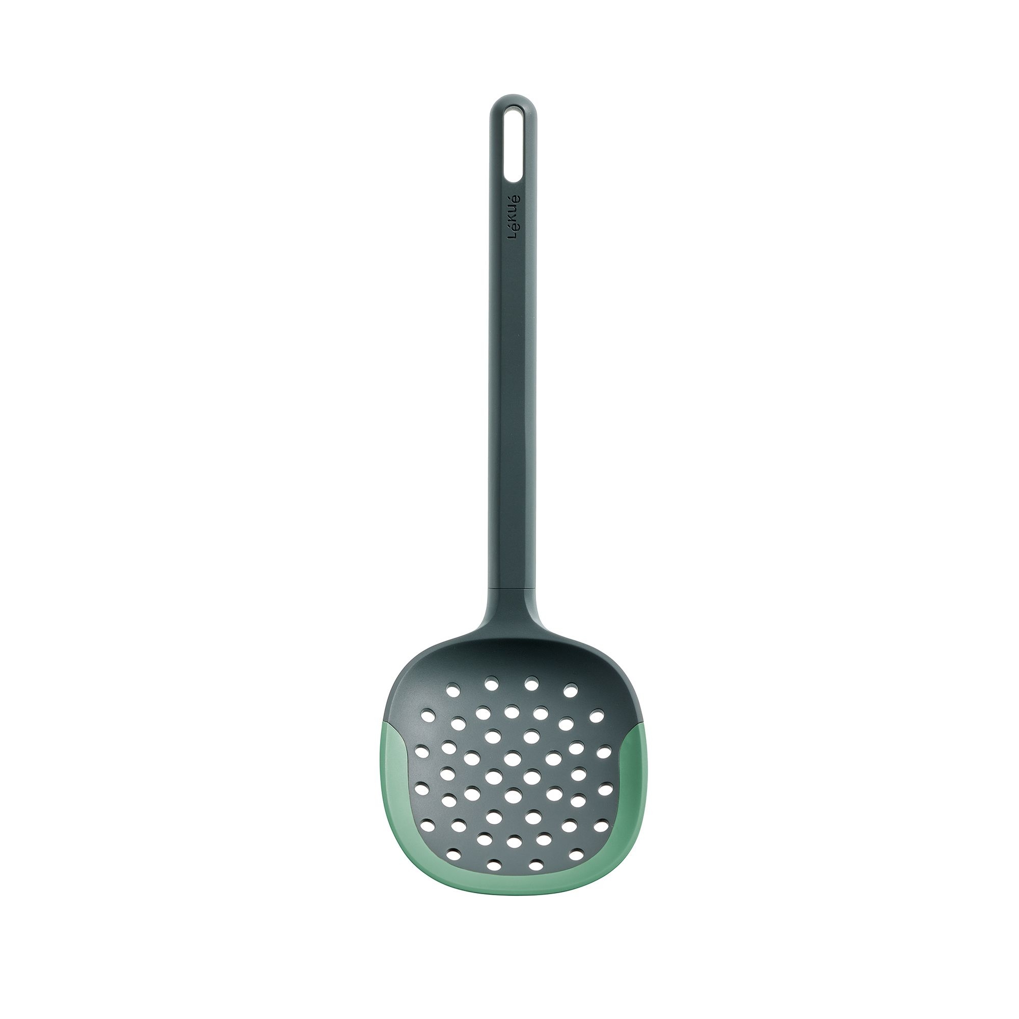 Lekue - Küchentools, 5er-Set mit Halter - grau/grün