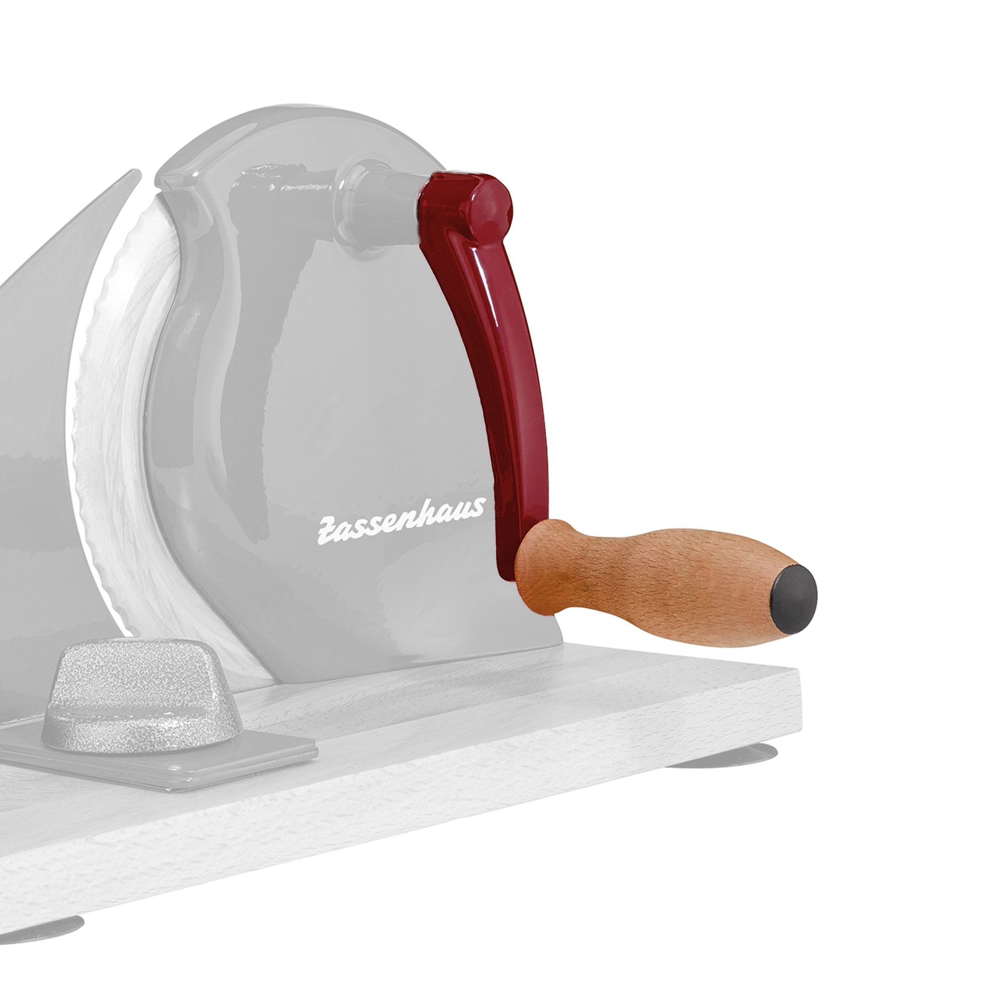 Zassenhaus - crank to bread slicer CLASSIC - red Zassenhaus - crank to bread slicer CLASSIC - red