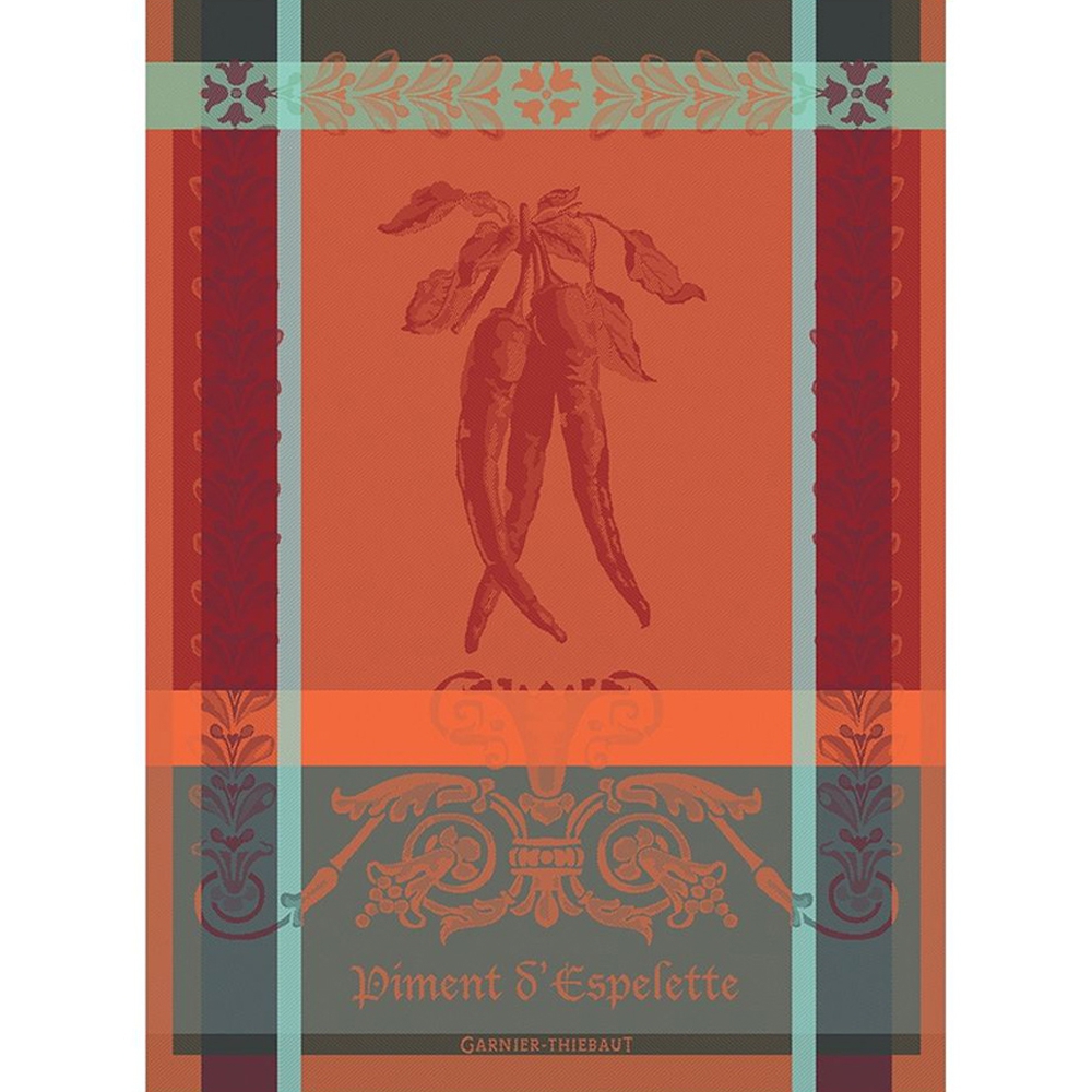 Garnier-Thiebaut Geschirrtuch - Piment D'Espelette Epices