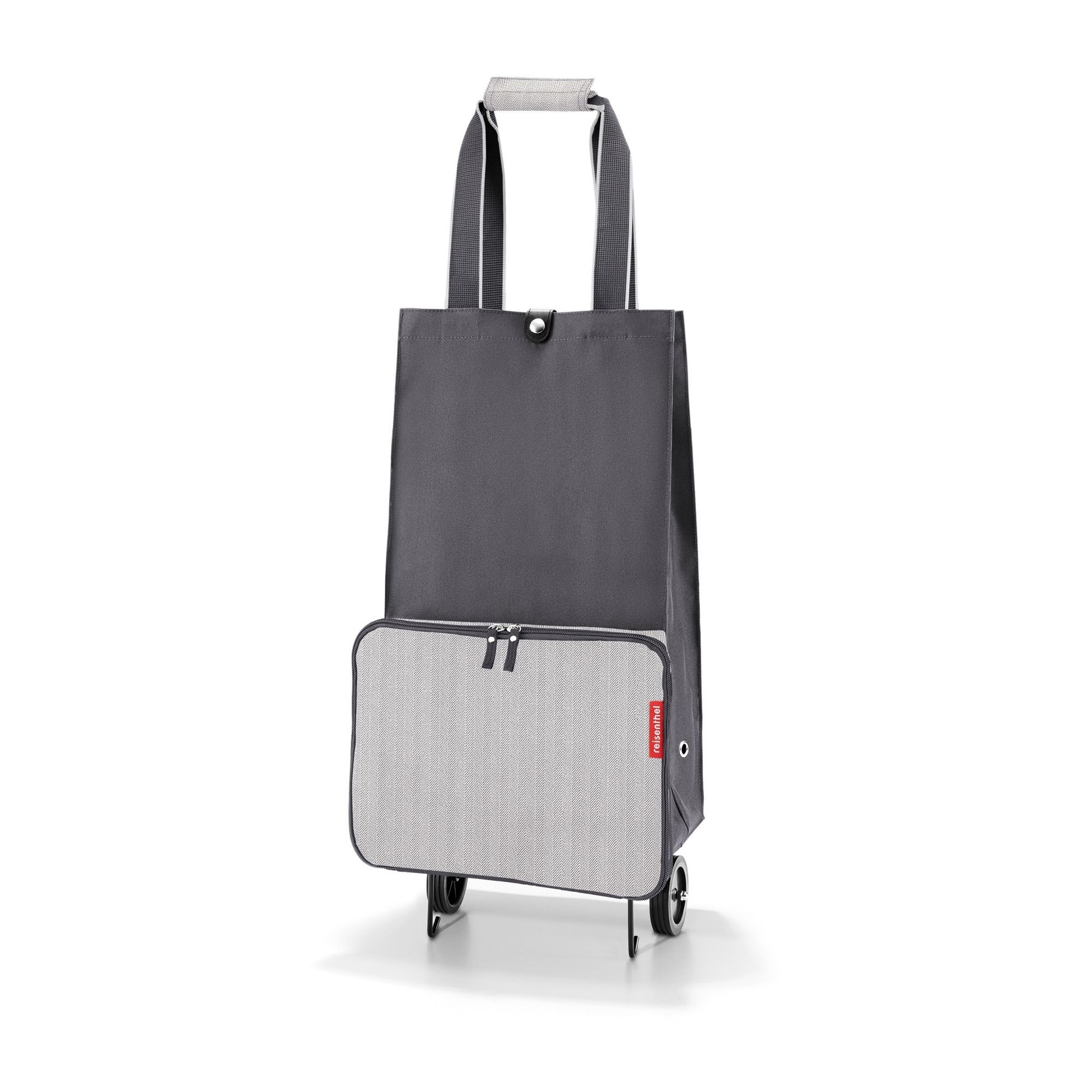 reisenthel - foldabletrolley - herringbone grey reisenthel - foldabletrolley - herringbone grey