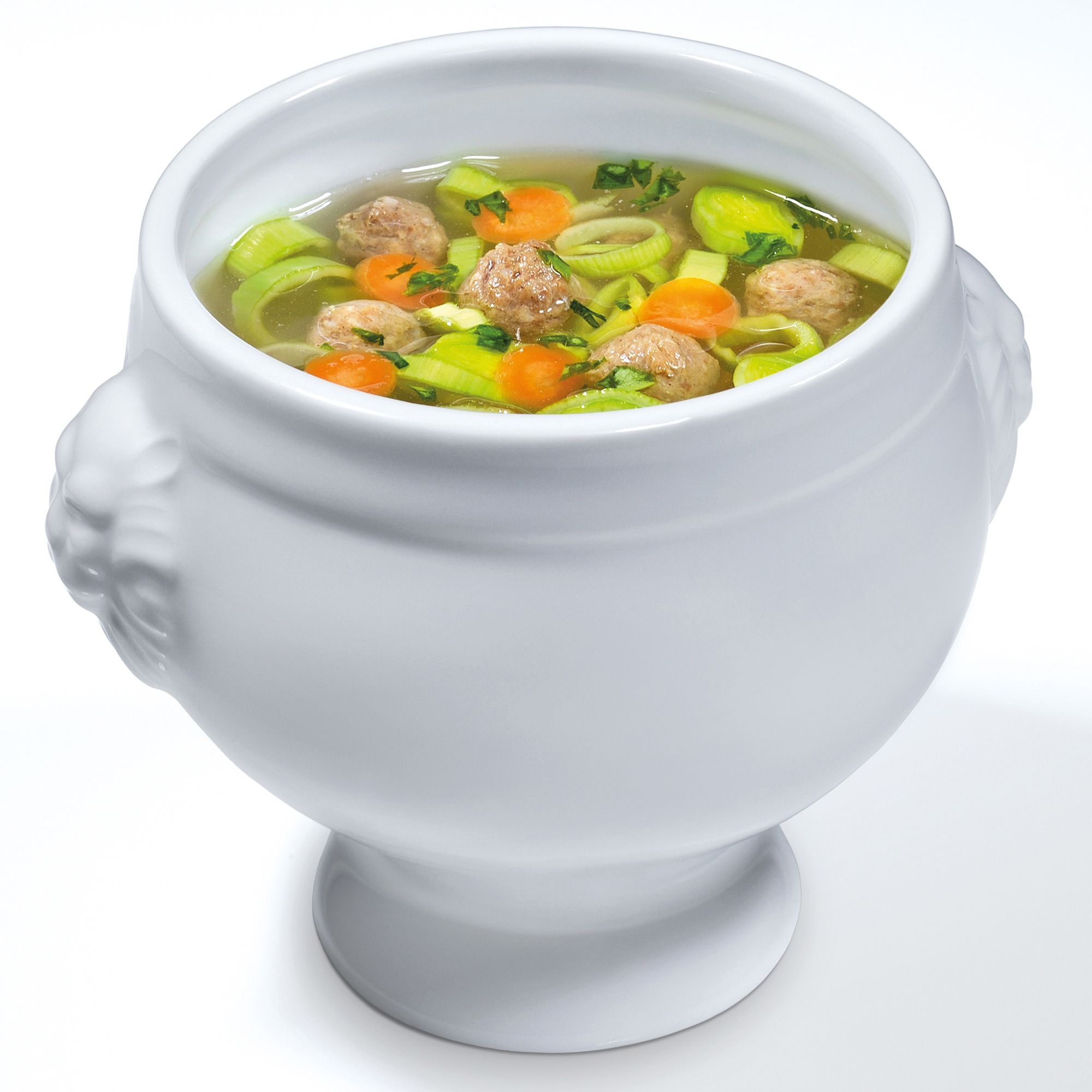 Küchenprofi - Löwenkopf-Terrine - 450 ml - weiß