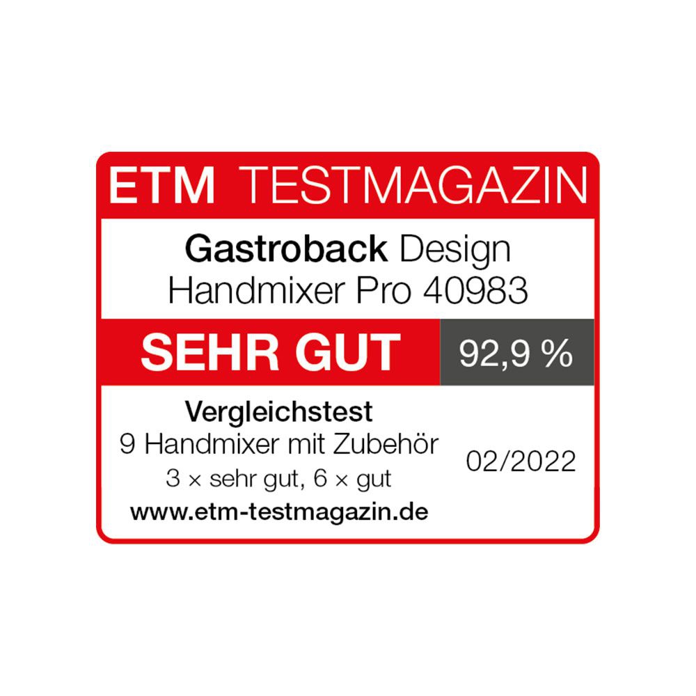 Gastroback - Design Handmixer Pro